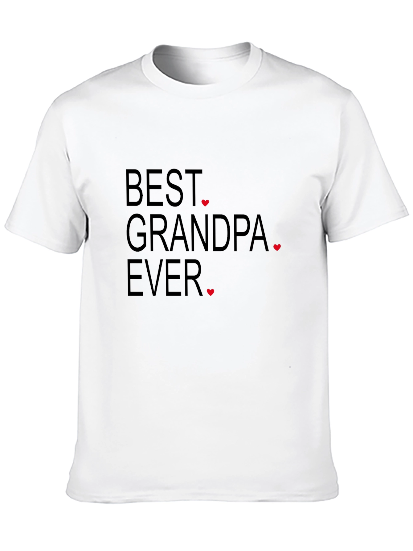Best Grandpa Ever Black T-Shirt - Great Gift Idea!