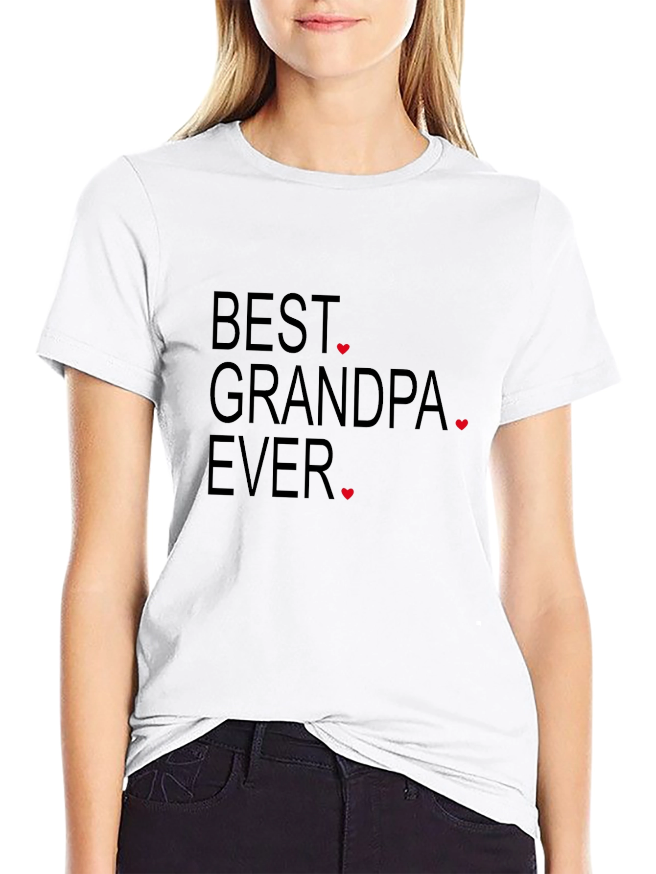 Best Grandpa Ever Black T-Shirt - Great Gift Idea!