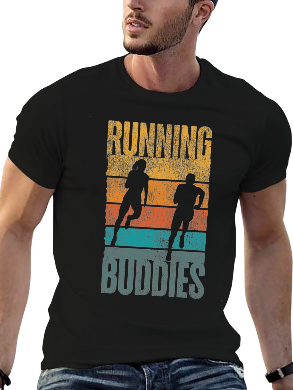 Running Buddies Graphic Tee - Athletic Casual