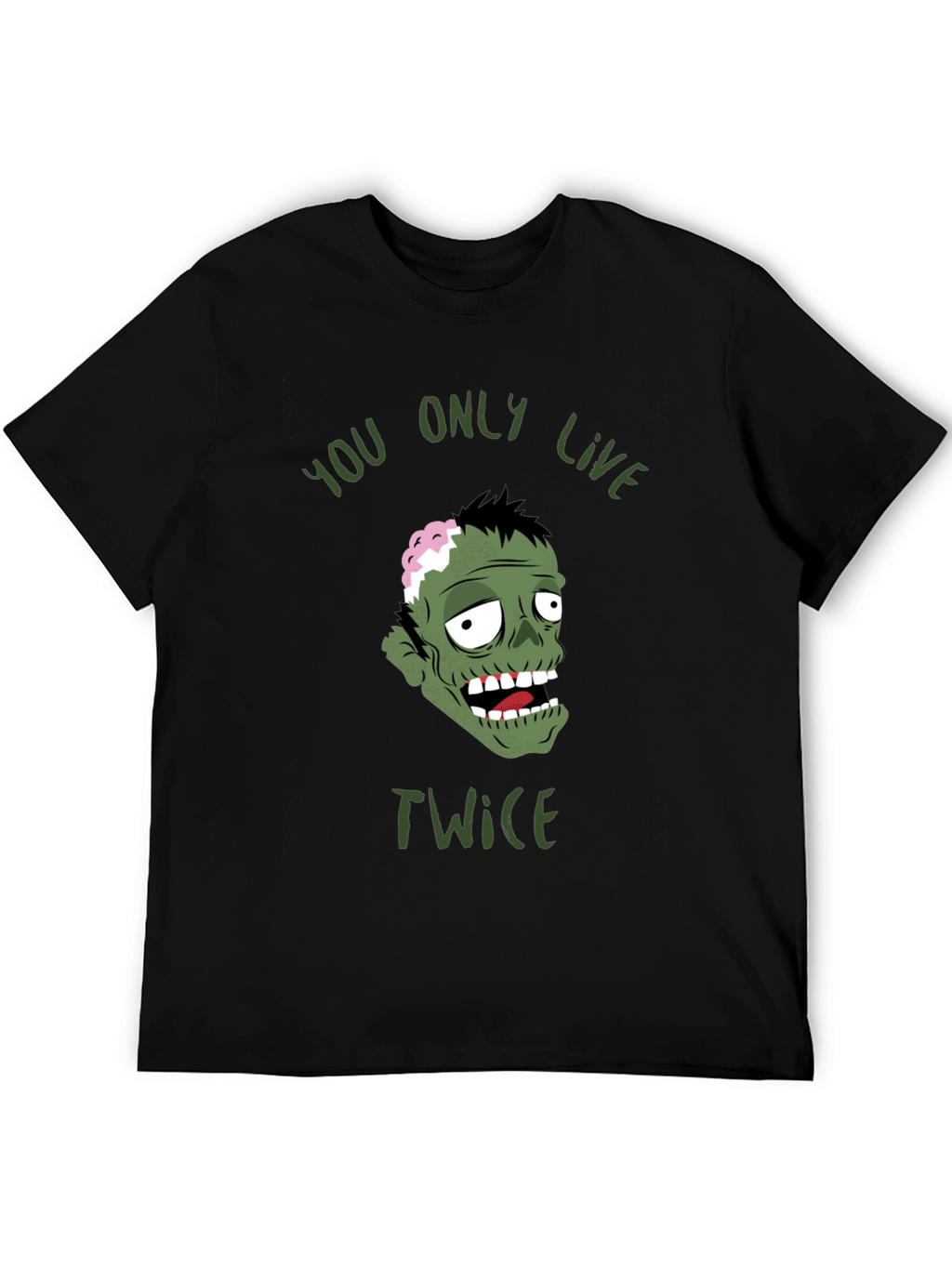 Zombie You Only Live Twice Graphic T-Shirt