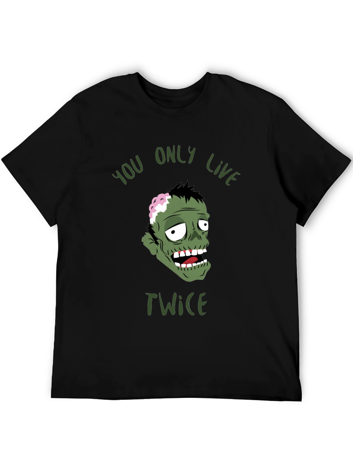 Zombie You Only Live Twice Graphic T-Shirt