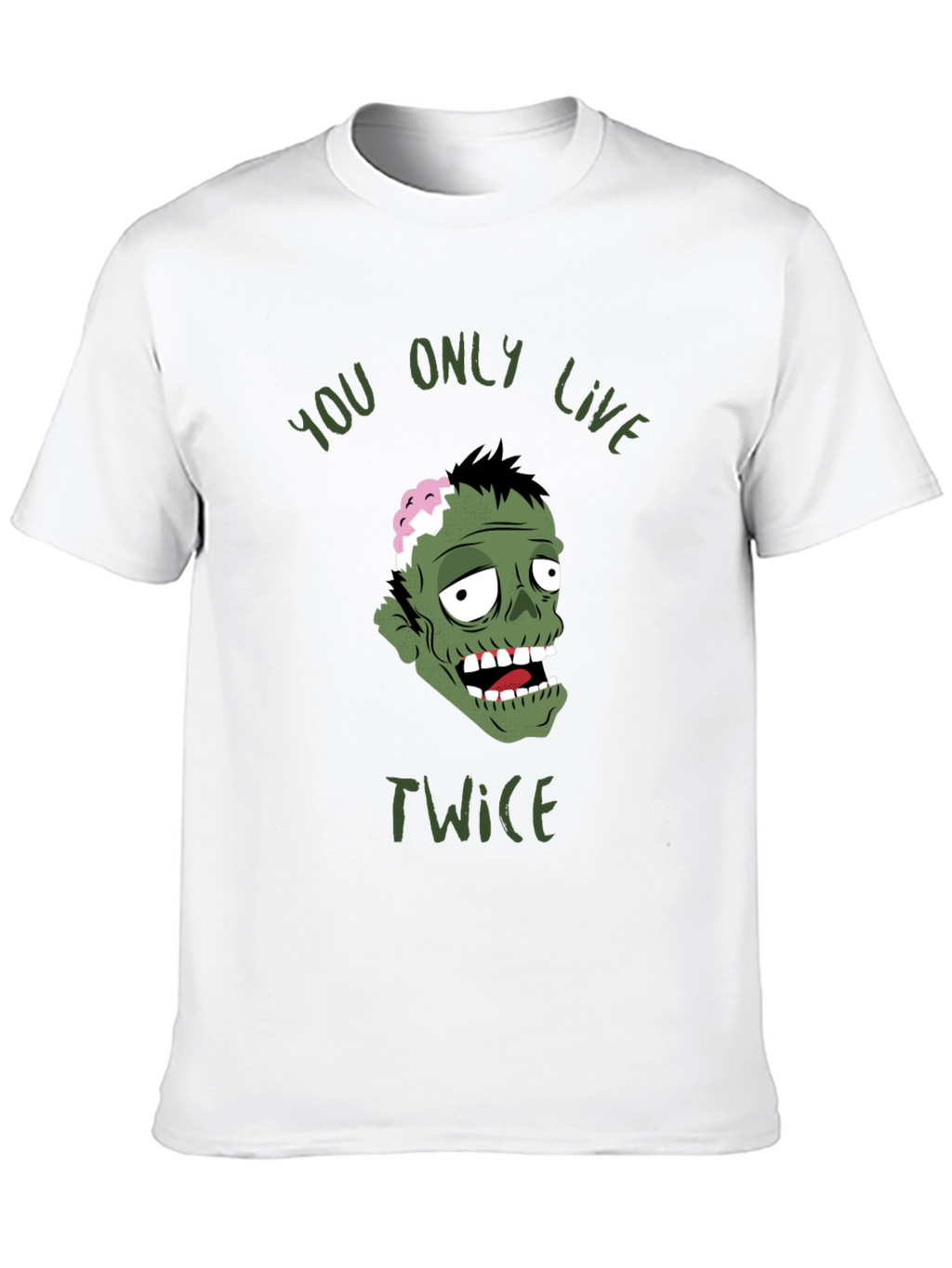 Zombie You Only Live Twice Graphic T-Shirt