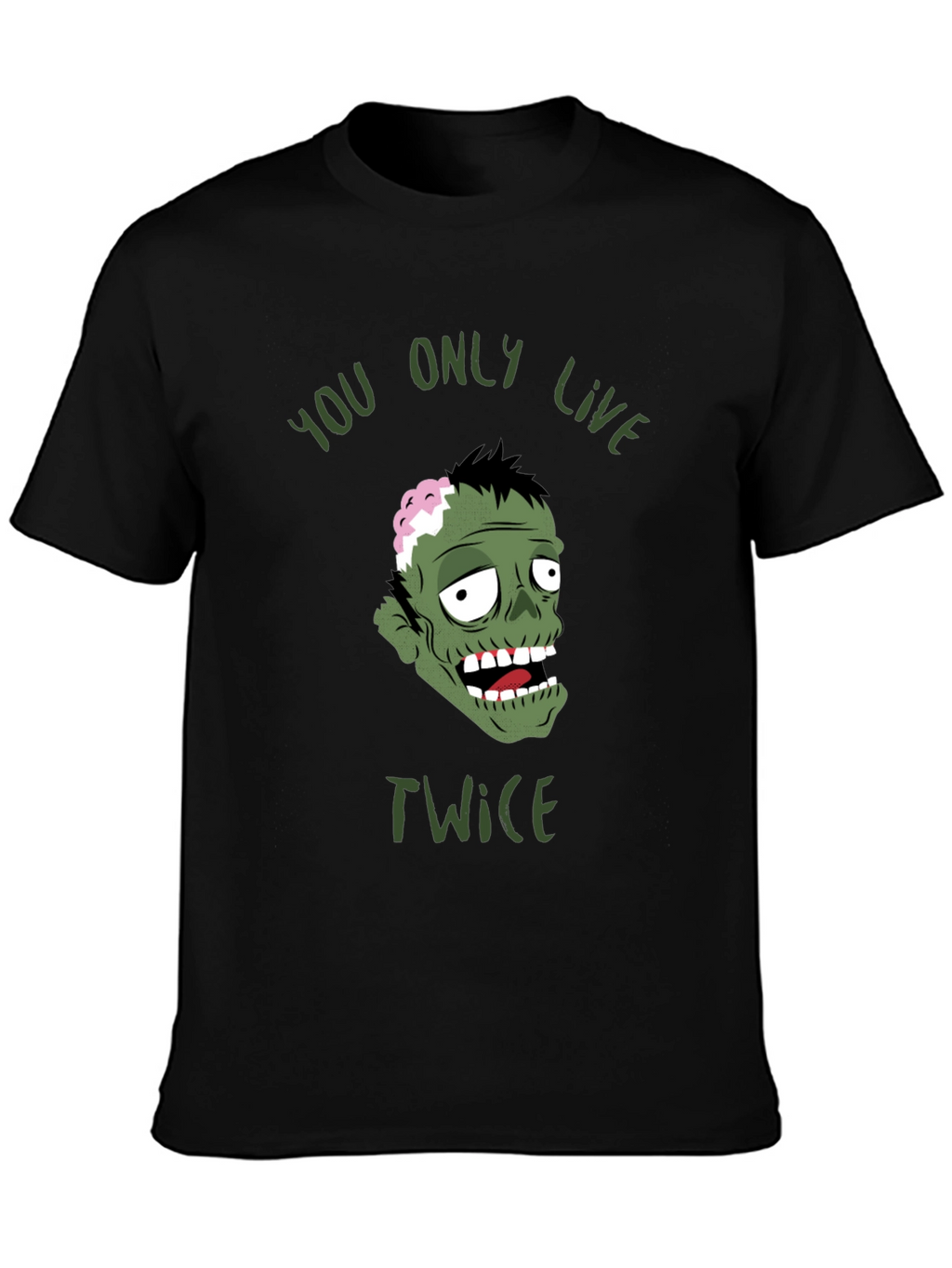 Zombie You Only Live Twice Graphic T-Shirt