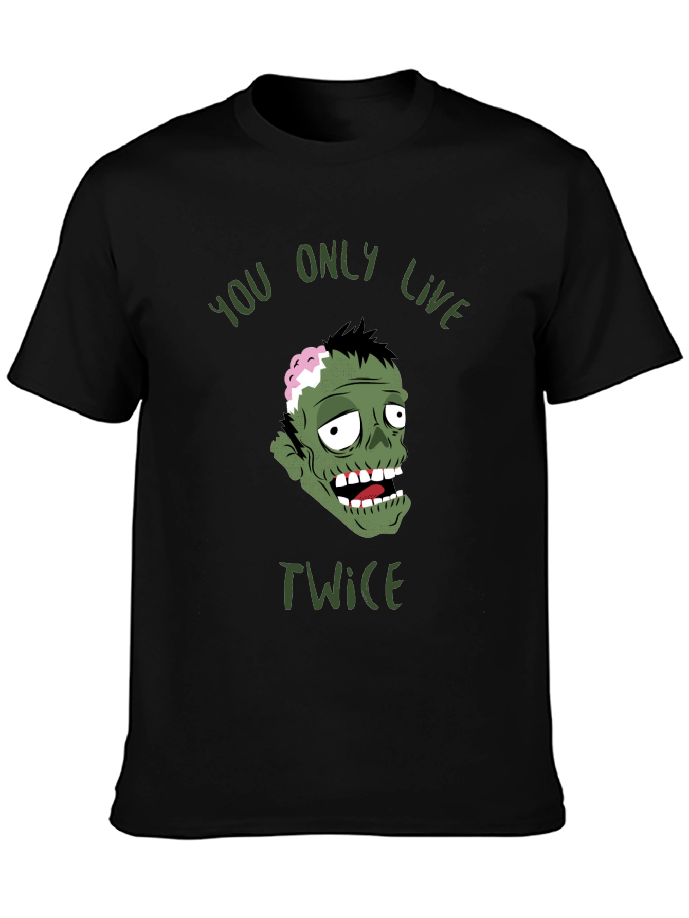 Zombie You Only Live Twice Graphic T-Shirt