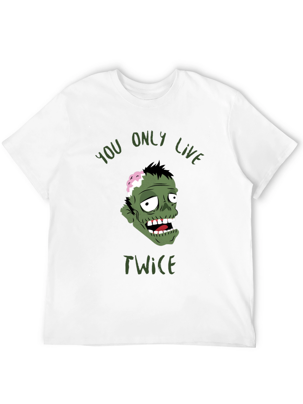 Zombie You Only Live Twice Graphic T-Shirt