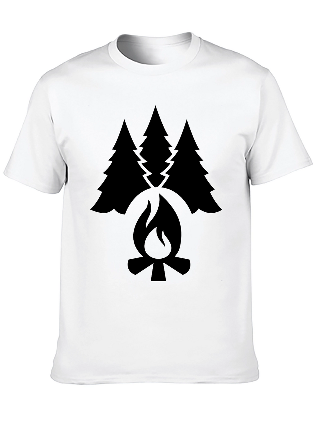 Campfire & Trees Graphic Tee
