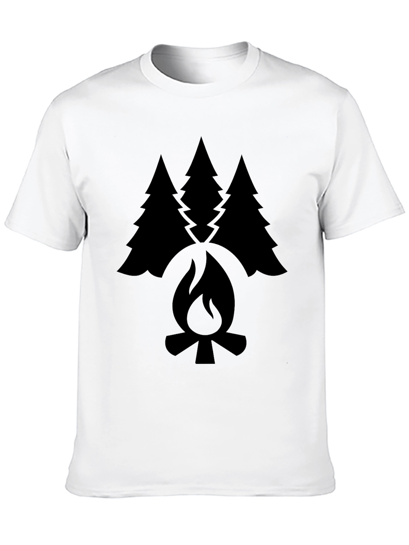 Campfire & Trees Graphic Tee