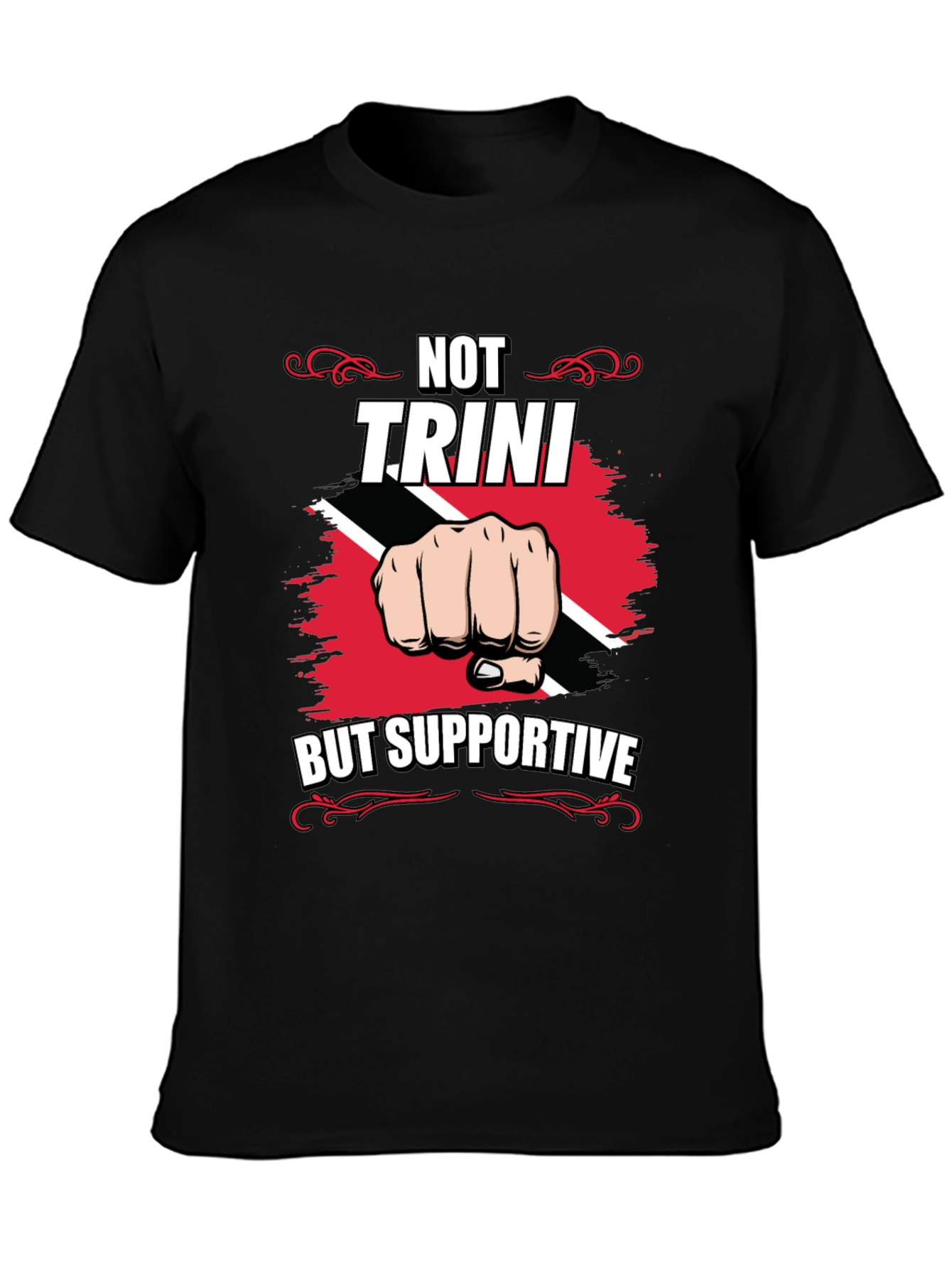 Trini Supporter Tee - Trinidad & Tobago Pride