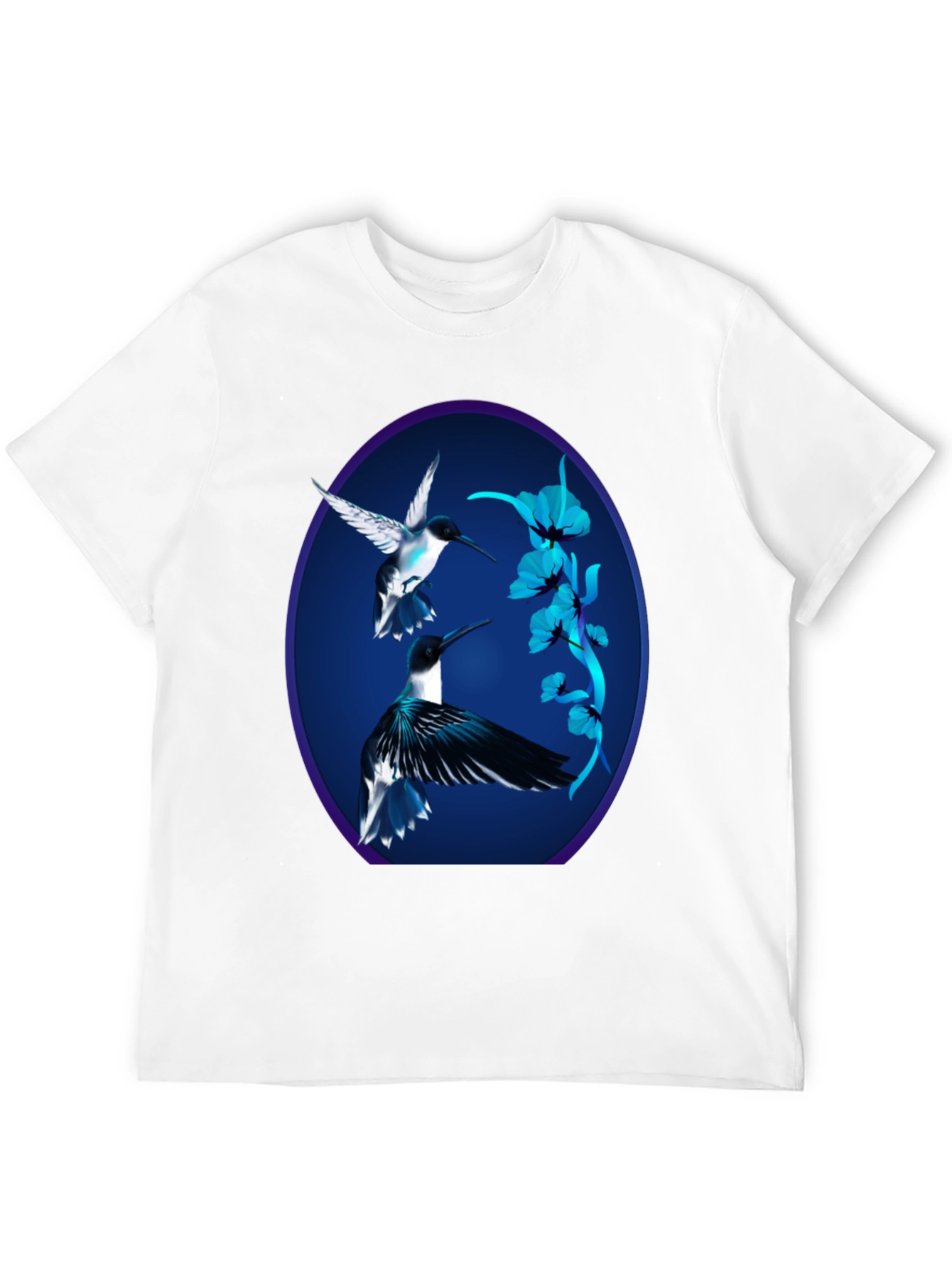 Hummingbird Graphic Black Tee