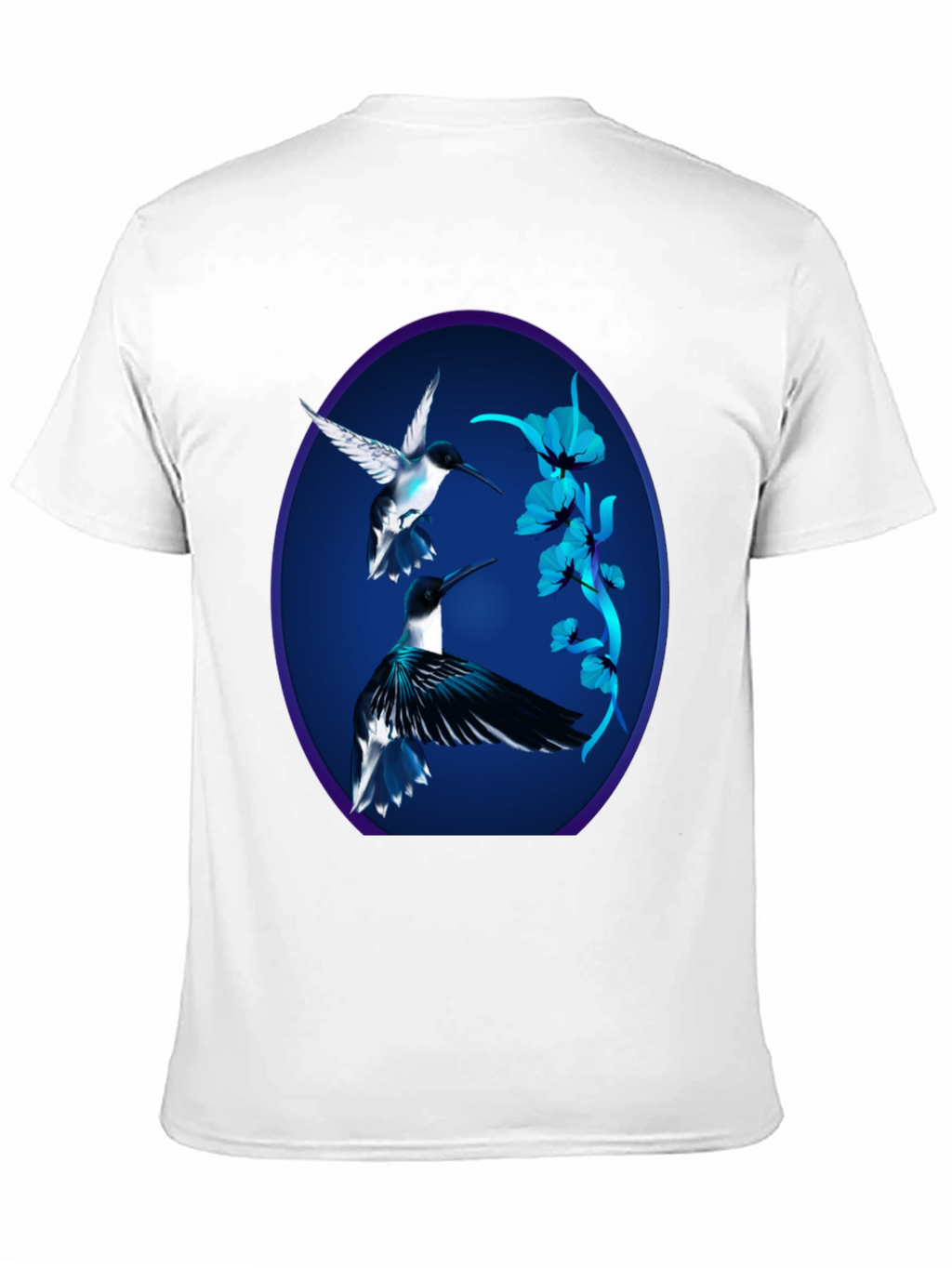 Hummingbird Graphic Black Tee