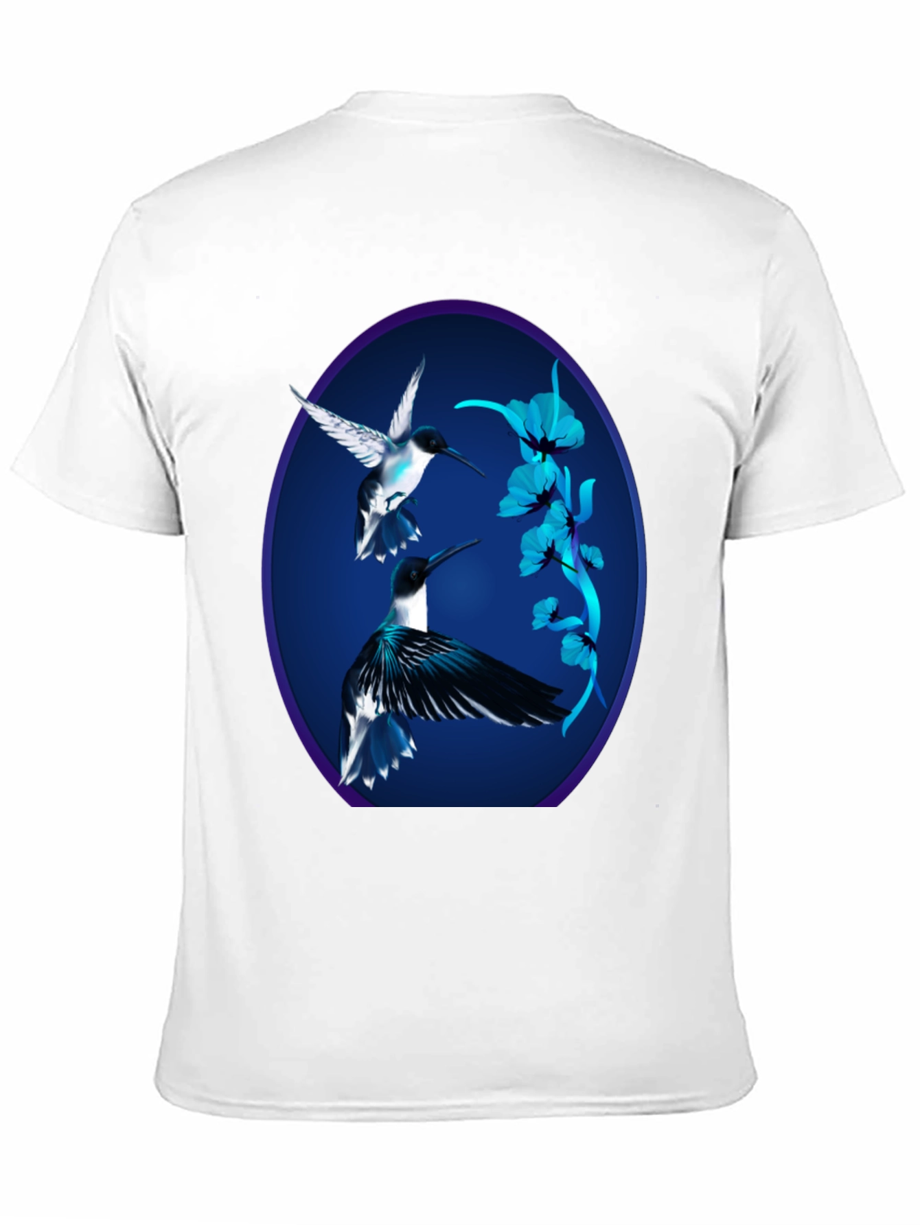 Hummingbird Graphic Black Tee