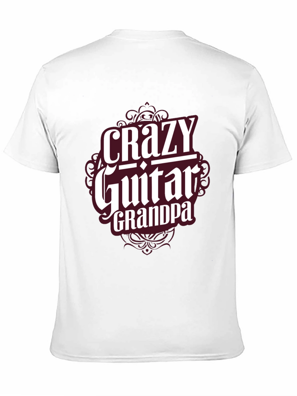 Crazy Guitar Grandpa T-Shirt - Musician Grandfather Tee