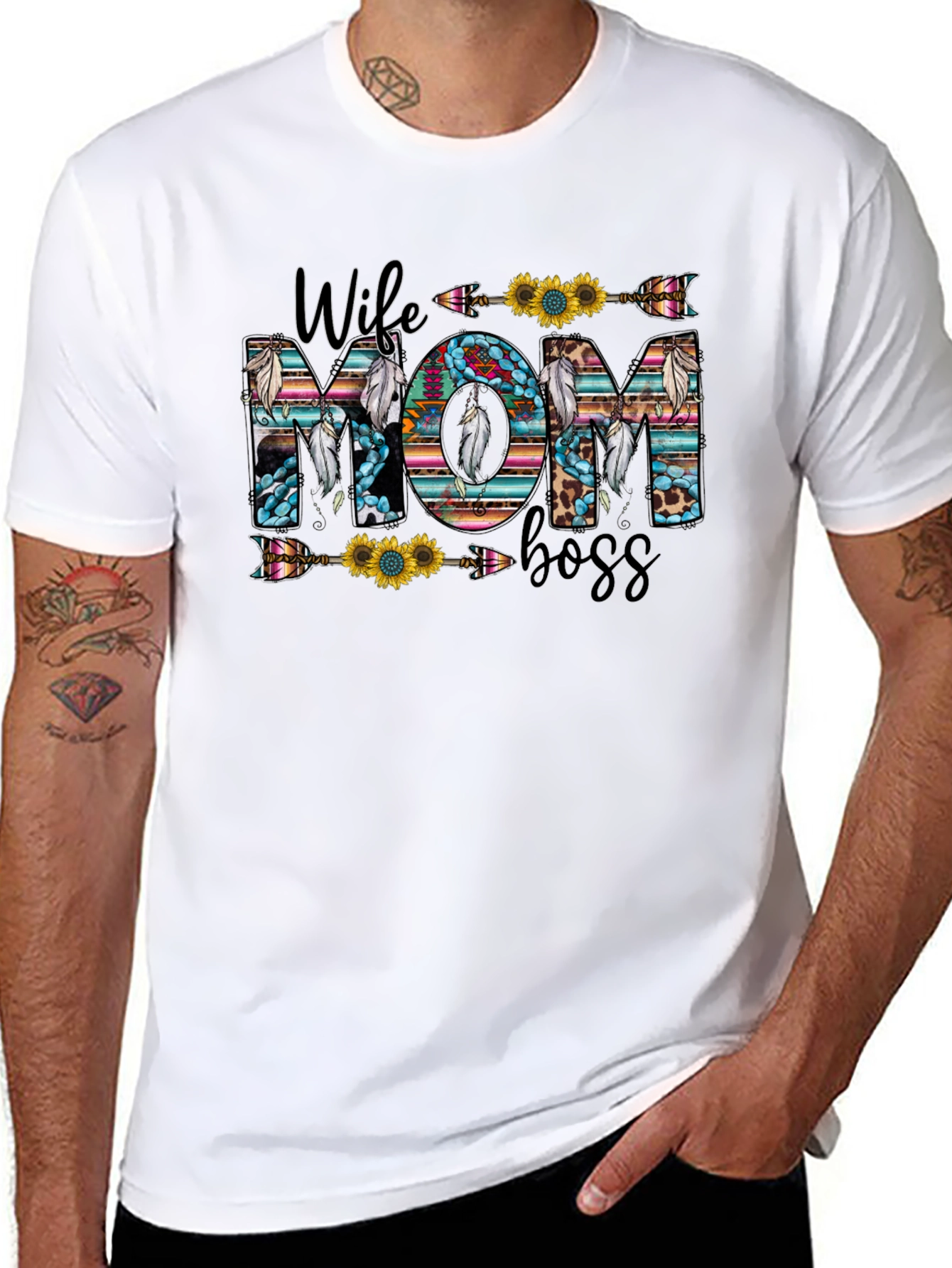 Wife Mom Boss Graphic Tee