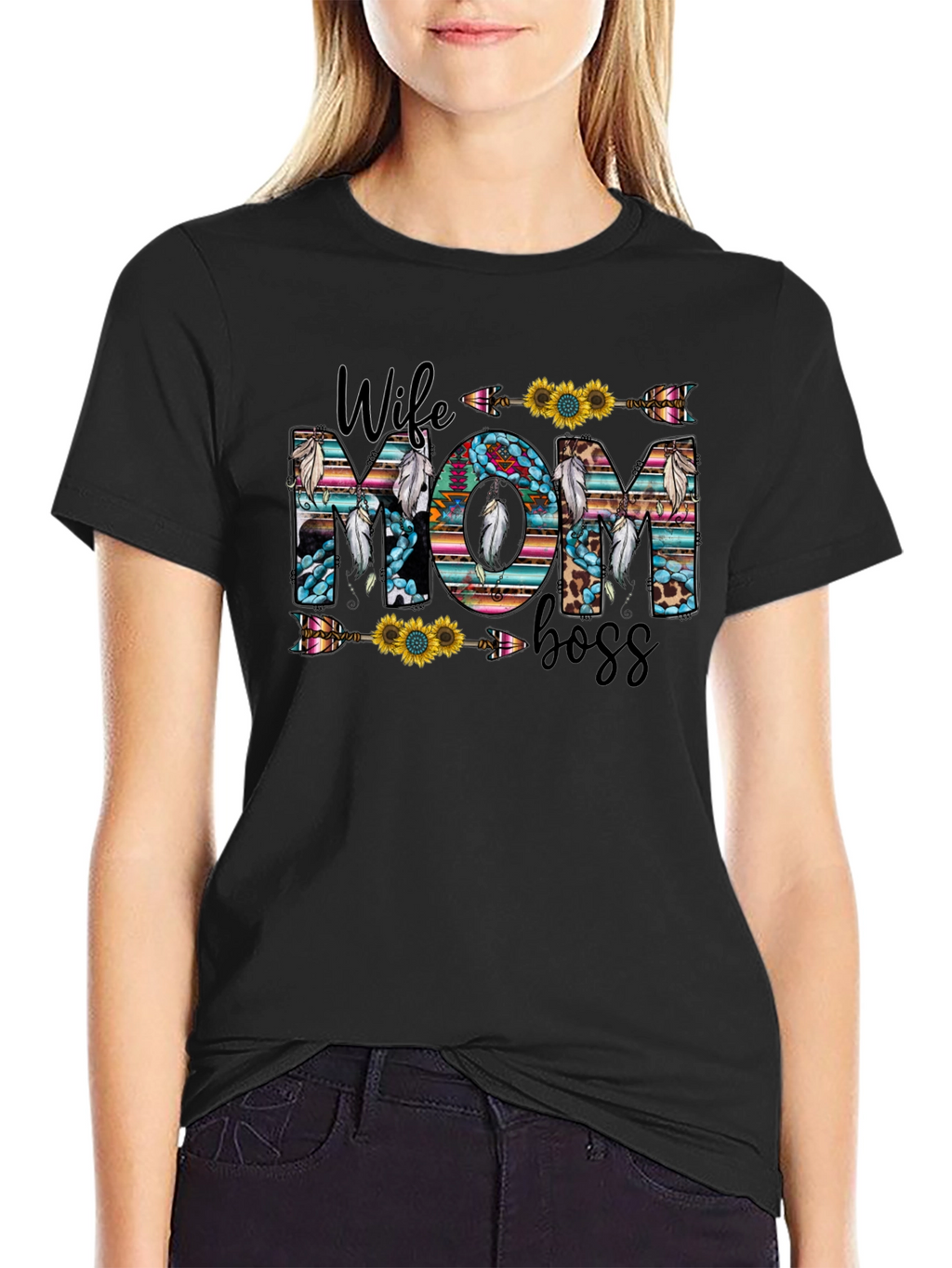Wife Mom Boss Graphic Tee