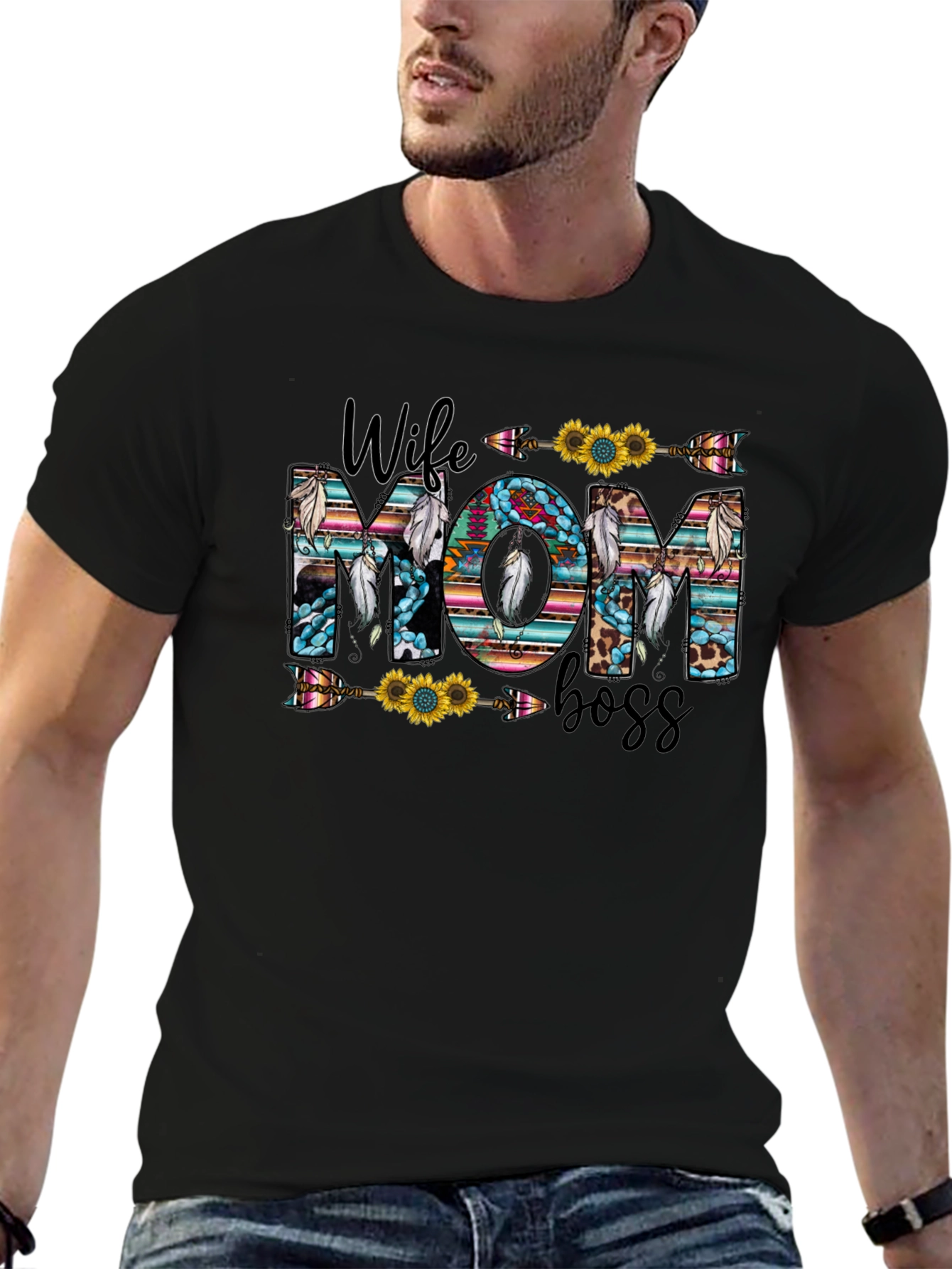 Wife Mom Boss Graphic Tee