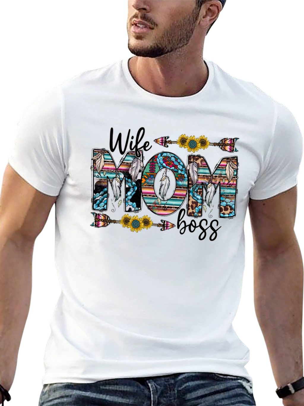 Wife Mom Boss Graphic Tee