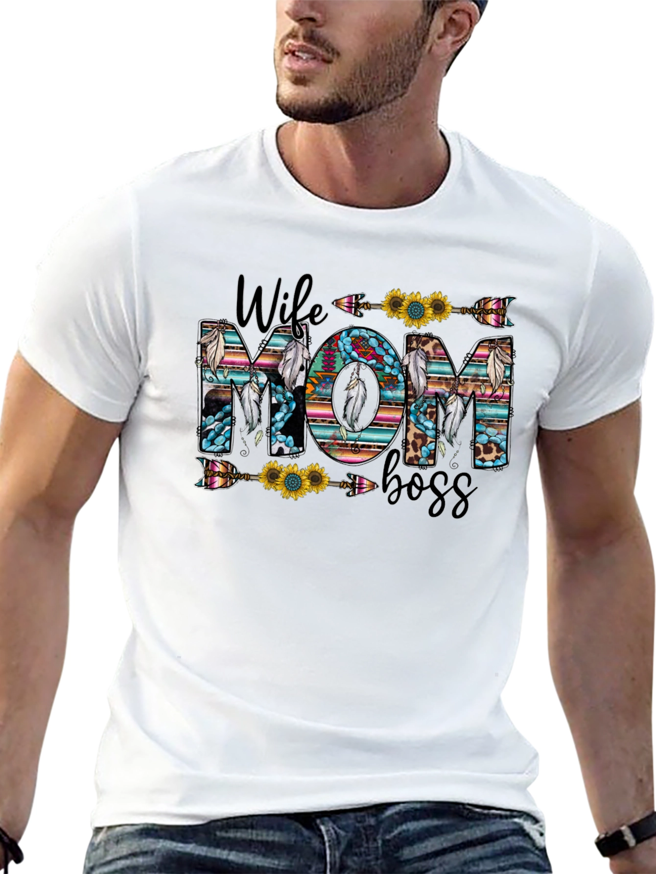 Wife Mom Boss Graphic Tee