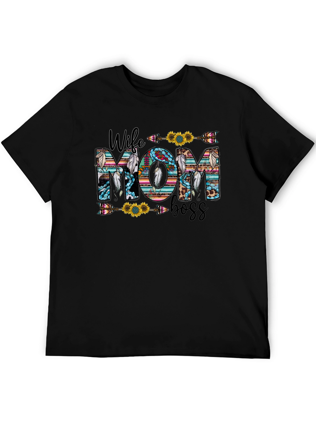 Wife Mom Boss Graphic Tee