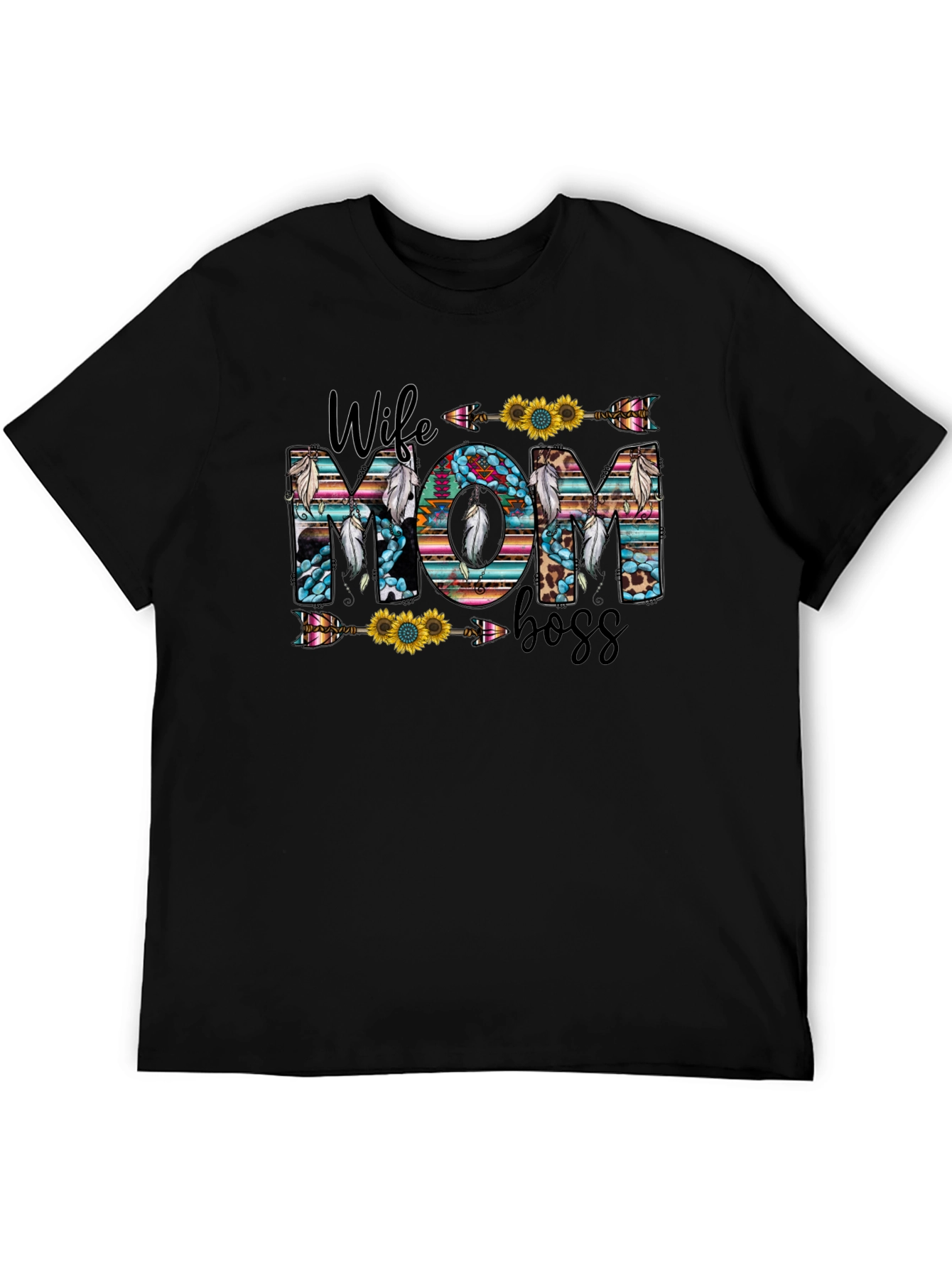 Wife Mom Boss Graphic Tee