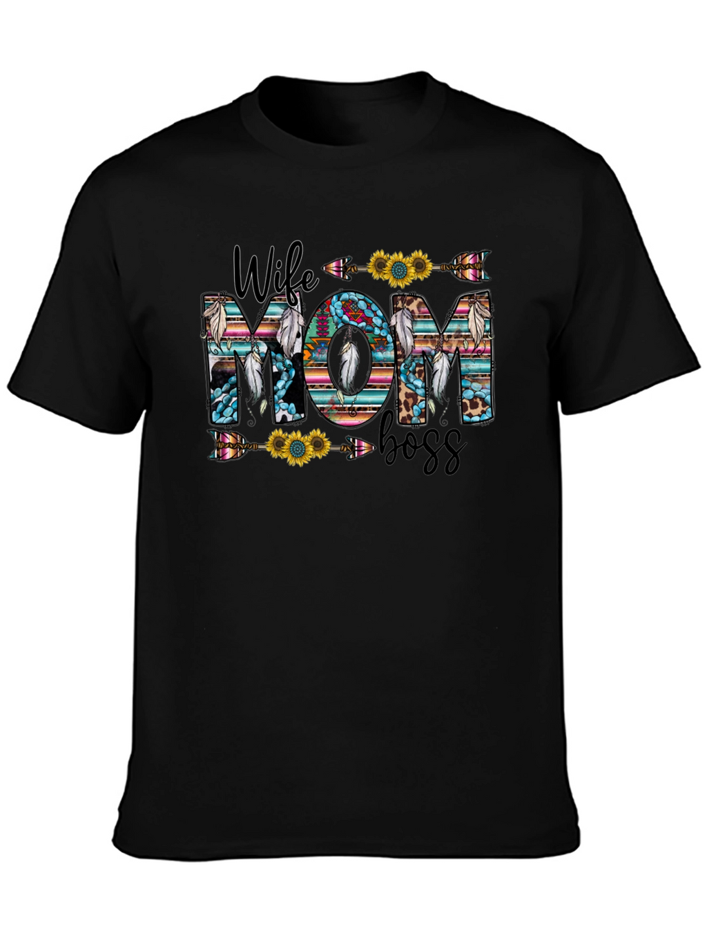 Wife Mom Boss Graphic Tee