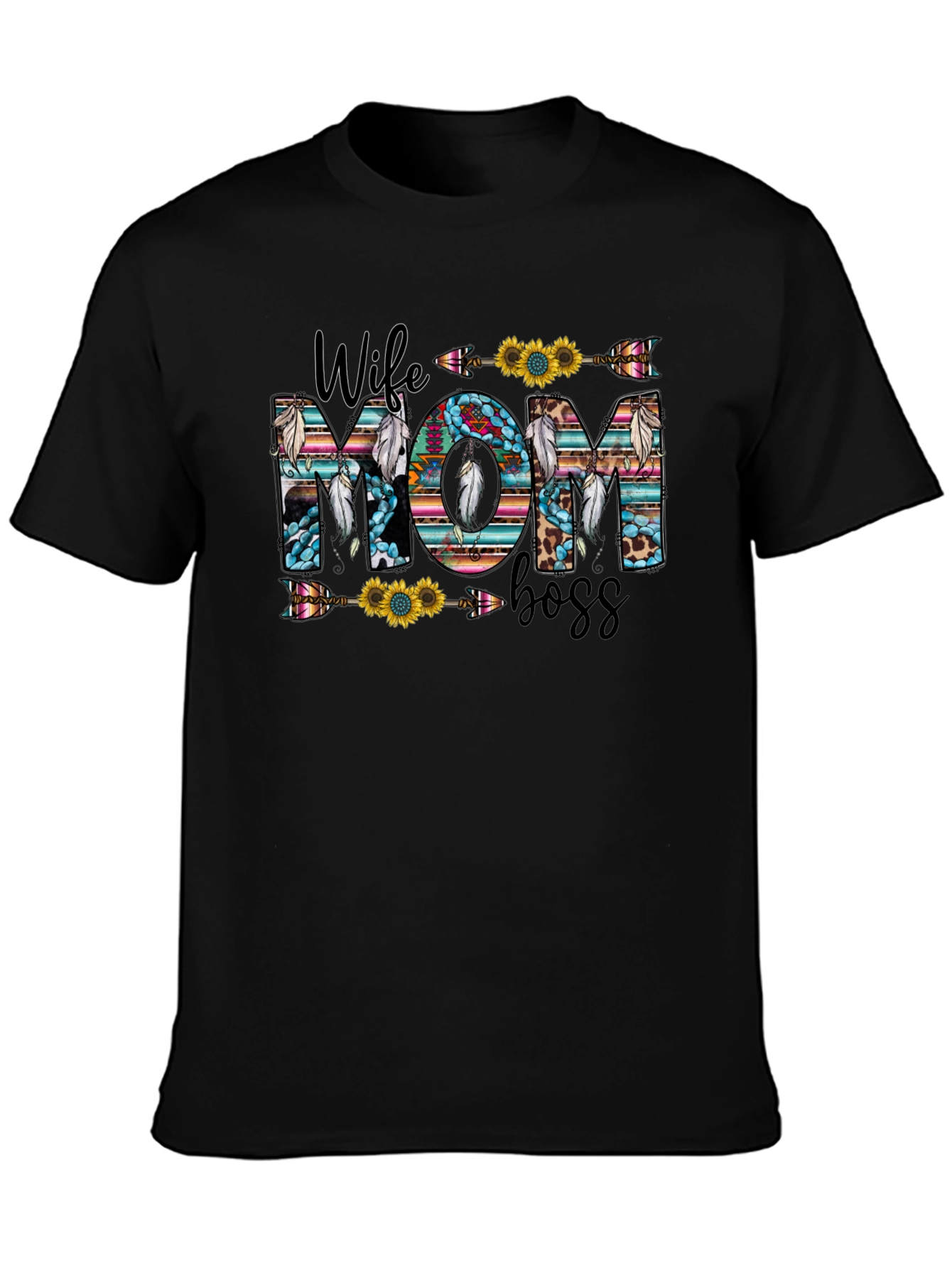 Wife Mom Boss Graphic Tee