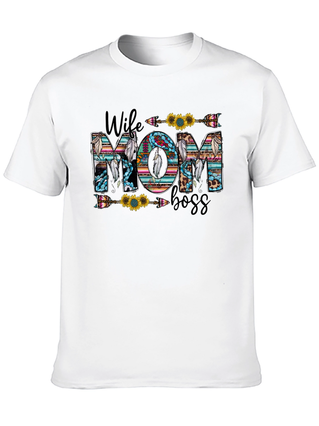 Wife Mom Boss Graphic Tee