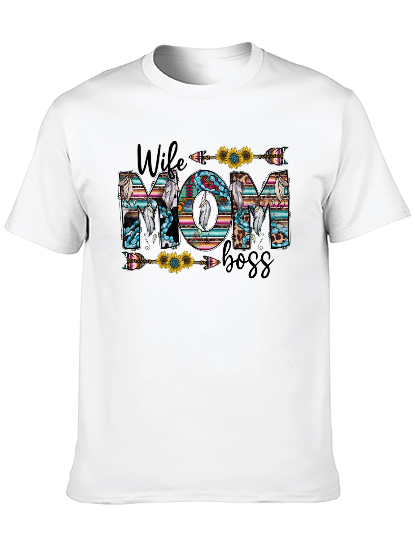Wife Mom Boss Graphic Tee