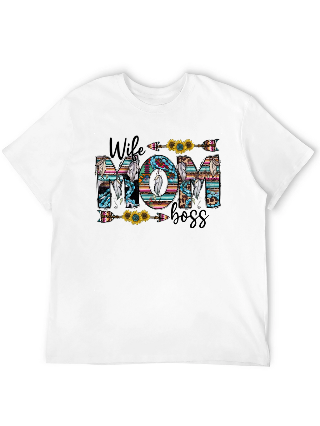 Wife Mom Boss Graphic Tee