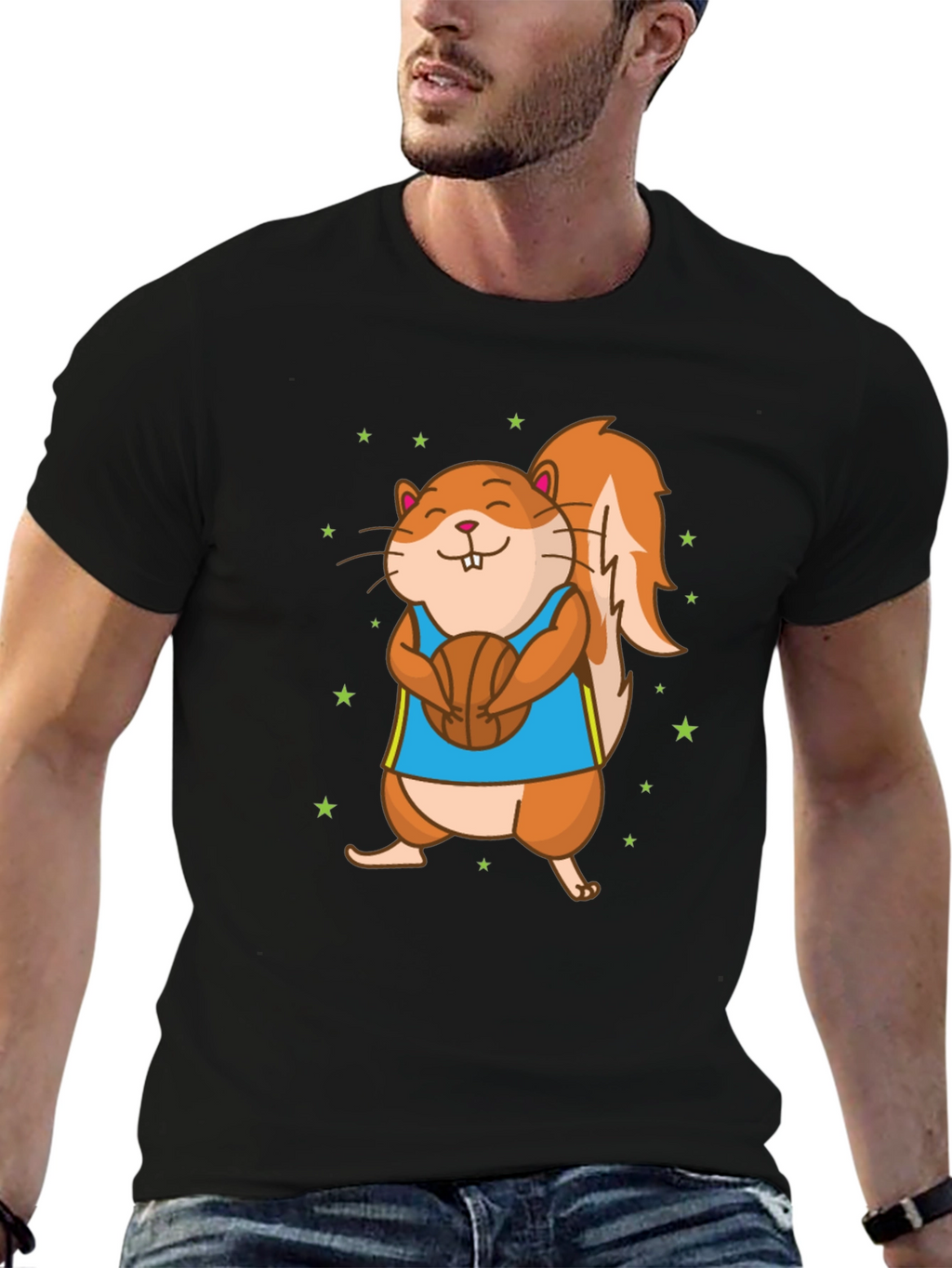 Squirrel Basketball T-Shirt