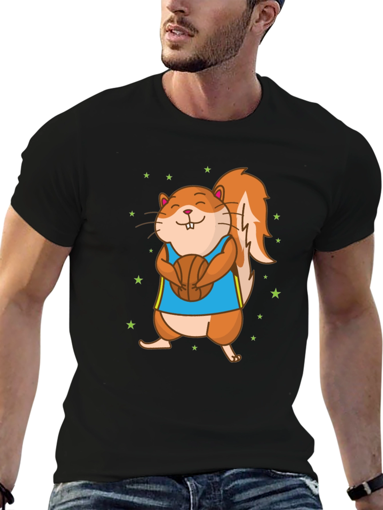 Squirrel Basketball T-Shirt