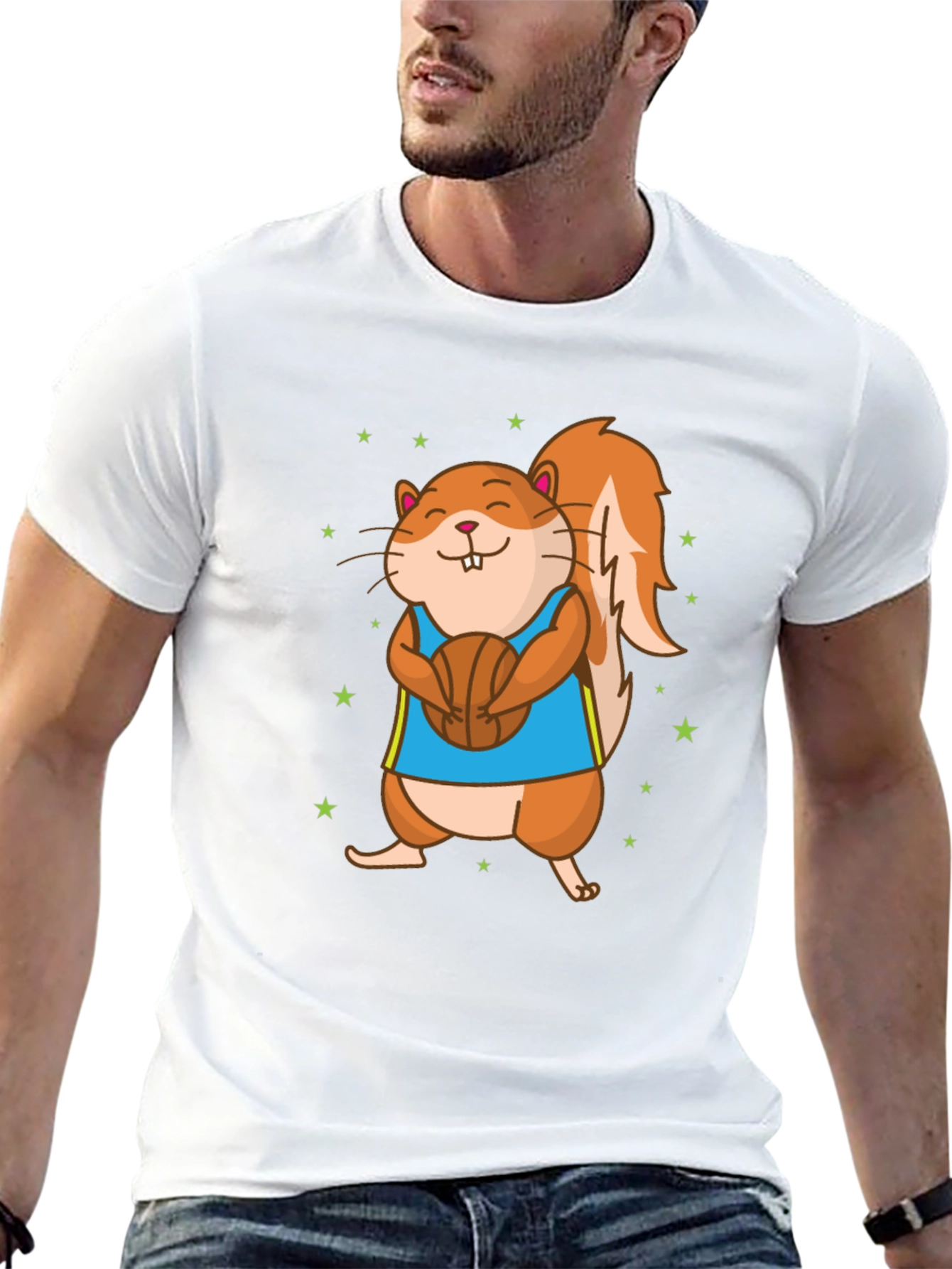 Squirrel Basketball T-Shirt