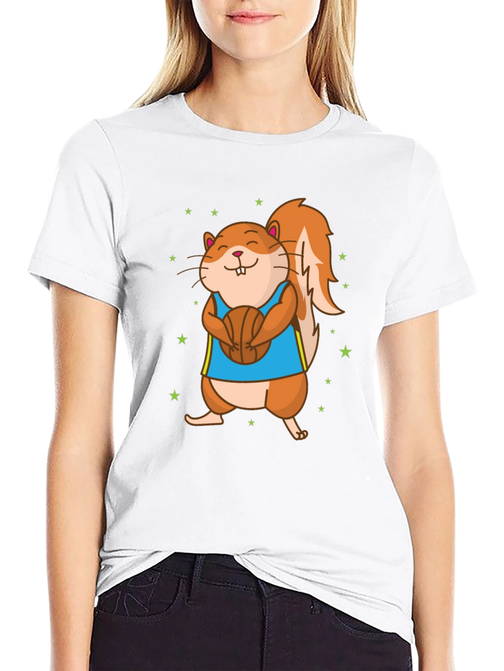 Squirrel Basketball T-Shirt