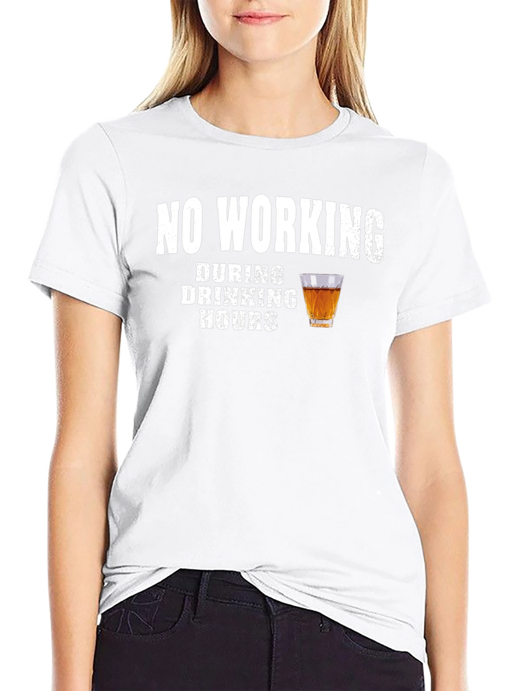 No Working During Drinking Hours Graphic Tee
