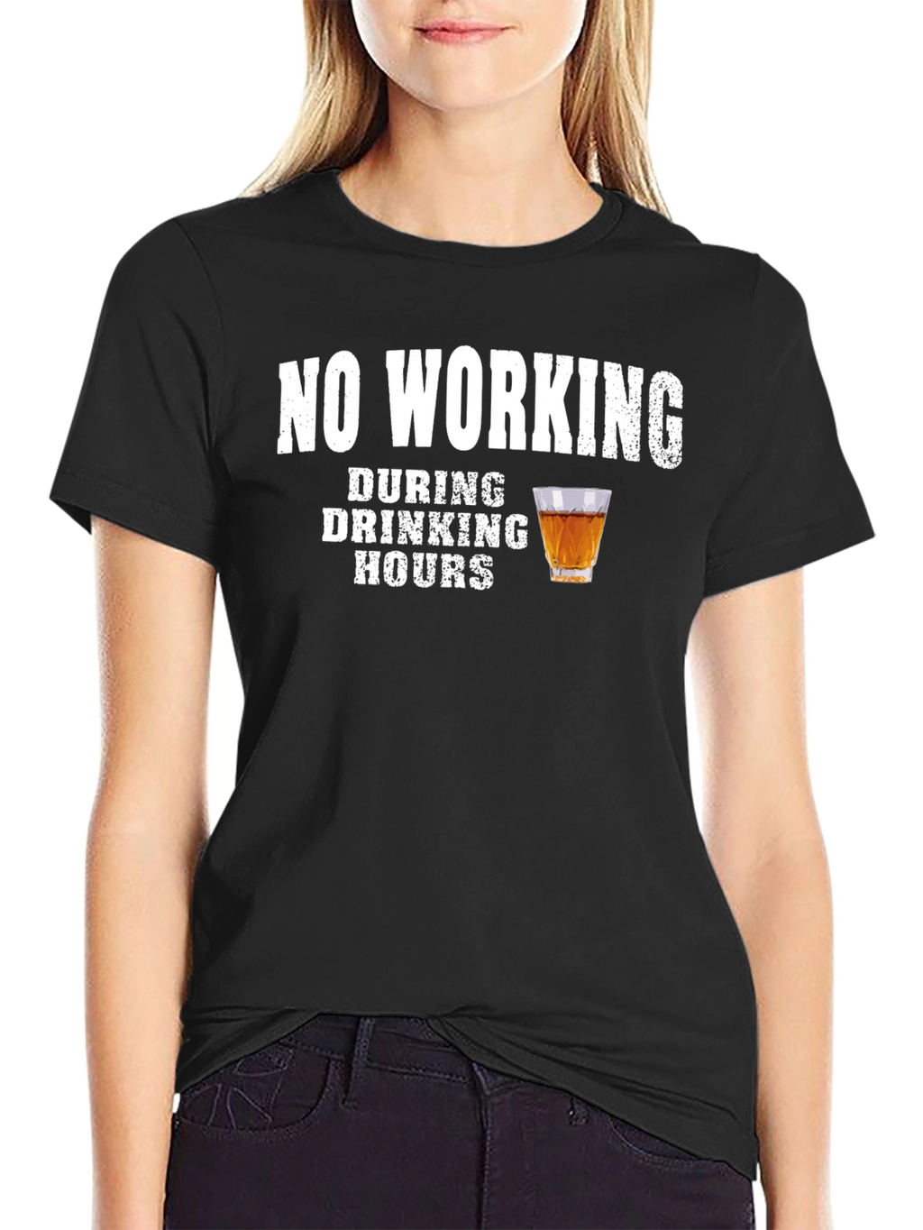No Working During Drinking Hours Graphic Tee