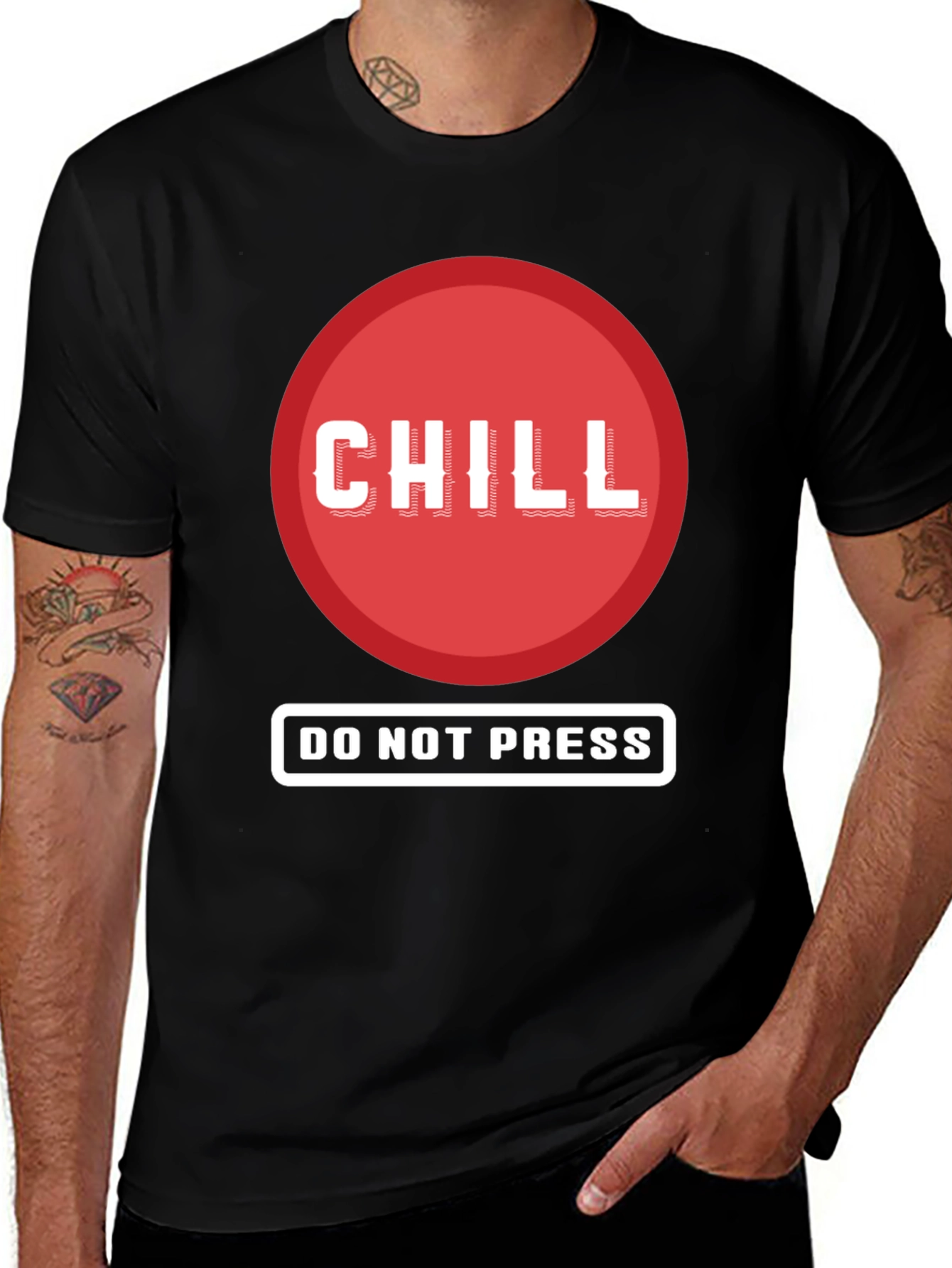 Chill - Do Not Press Graphic Tee