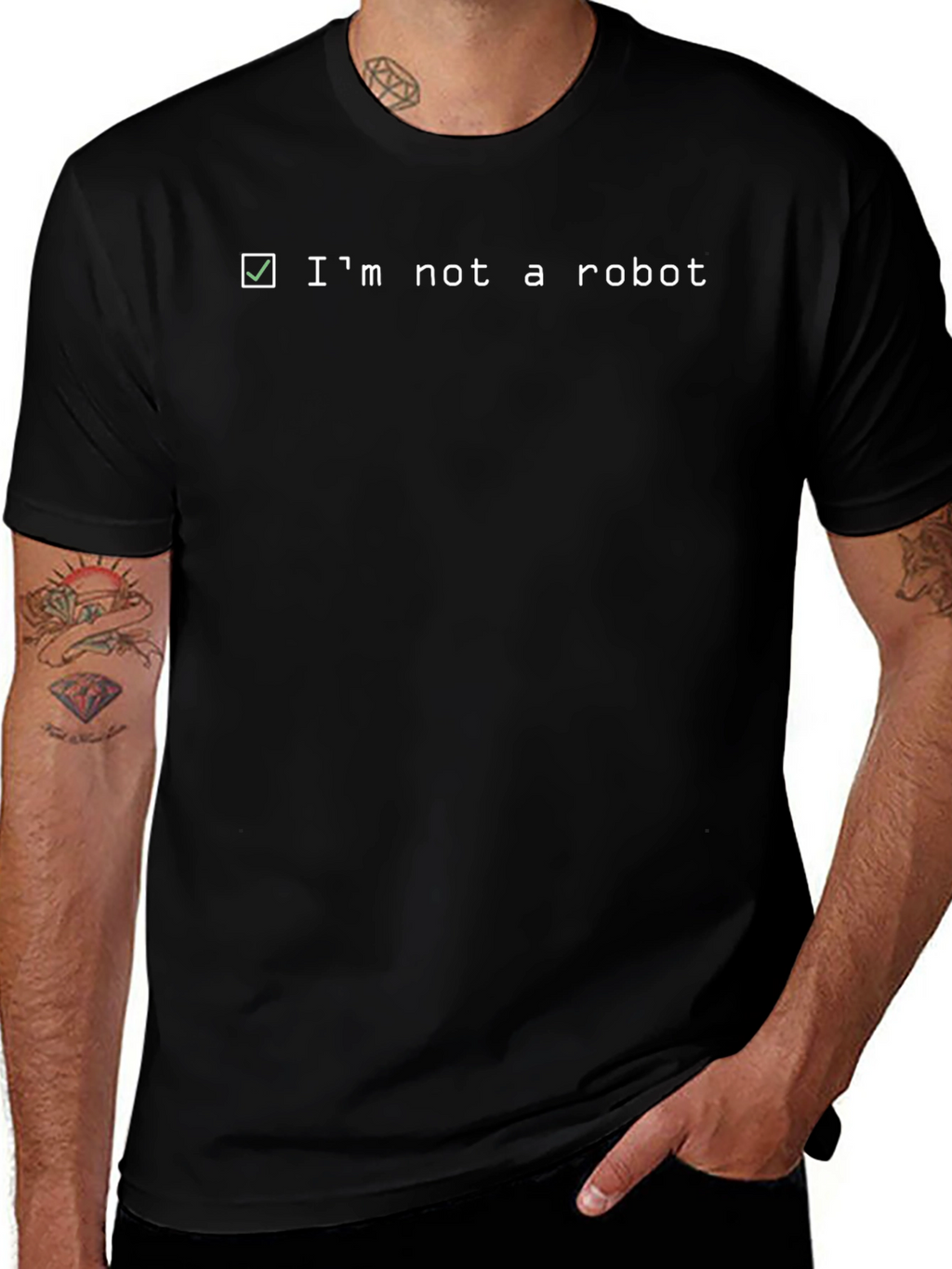 Im Not A Robot T-Shirt - Soft Cotton Tee