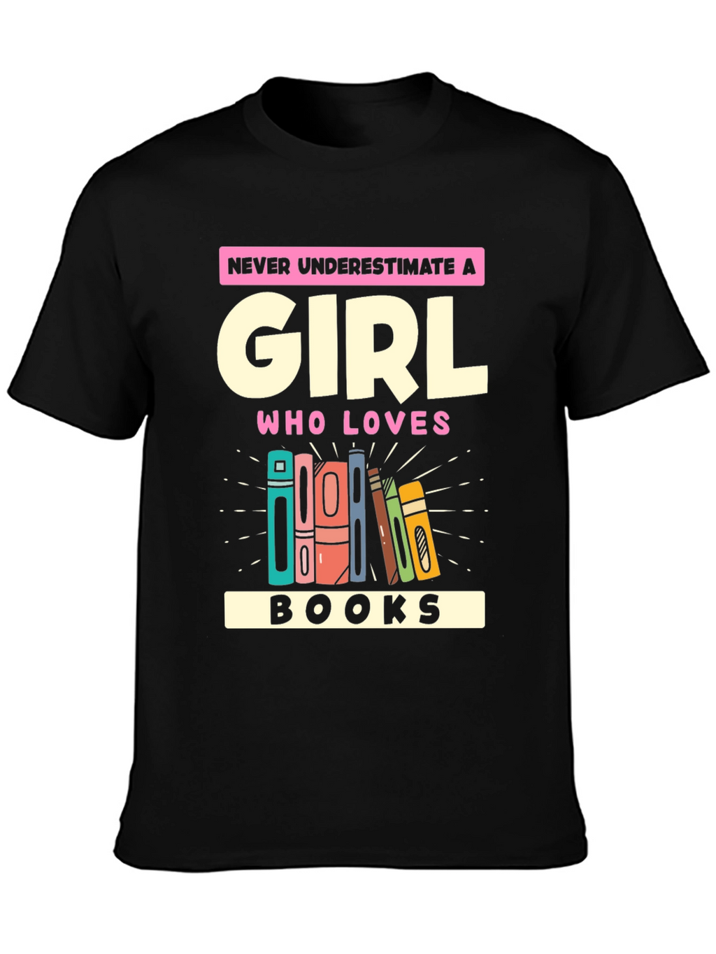 Book Lover Girls T-Shirt