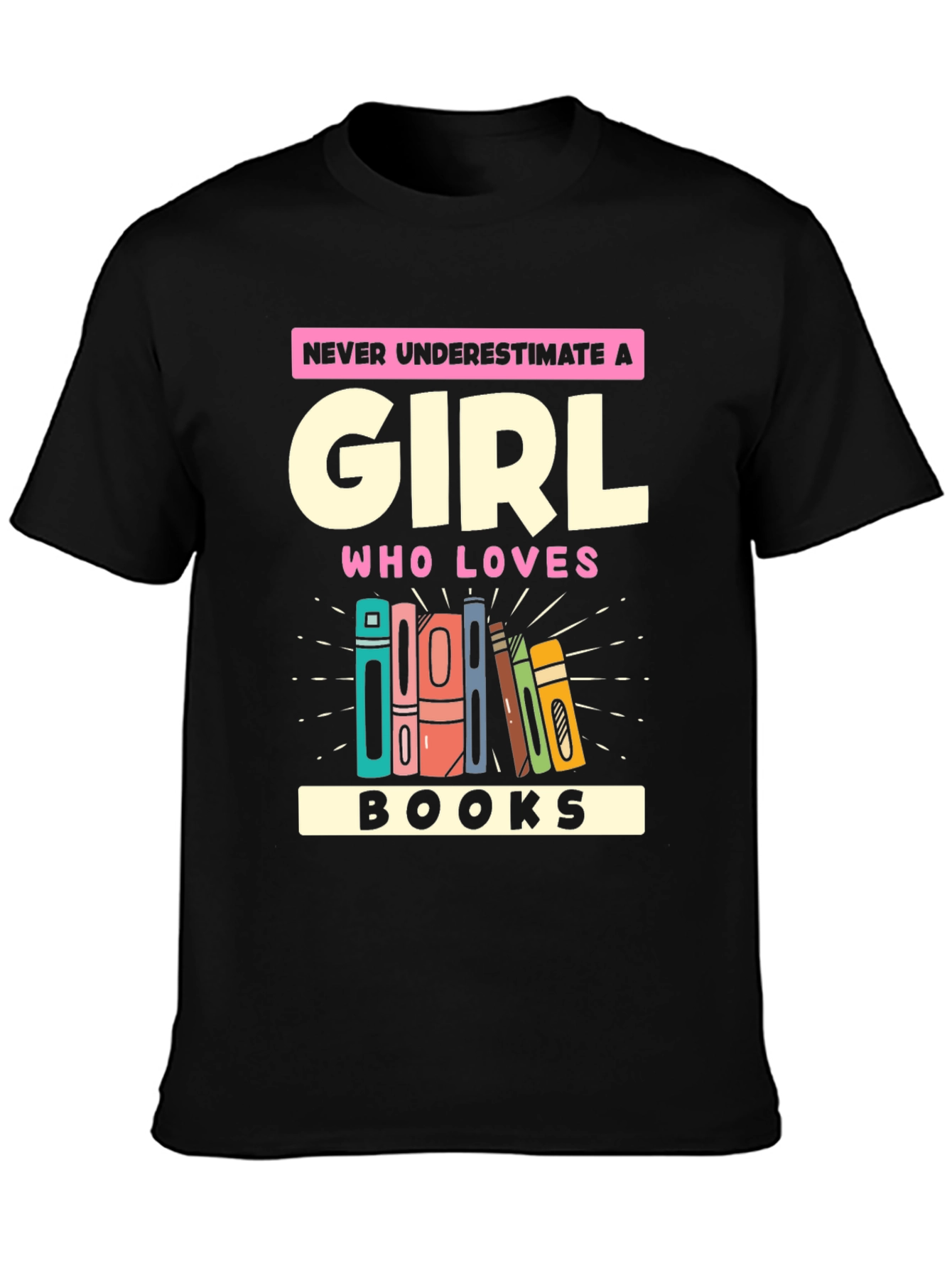 Book Lover Girls T-Shirt