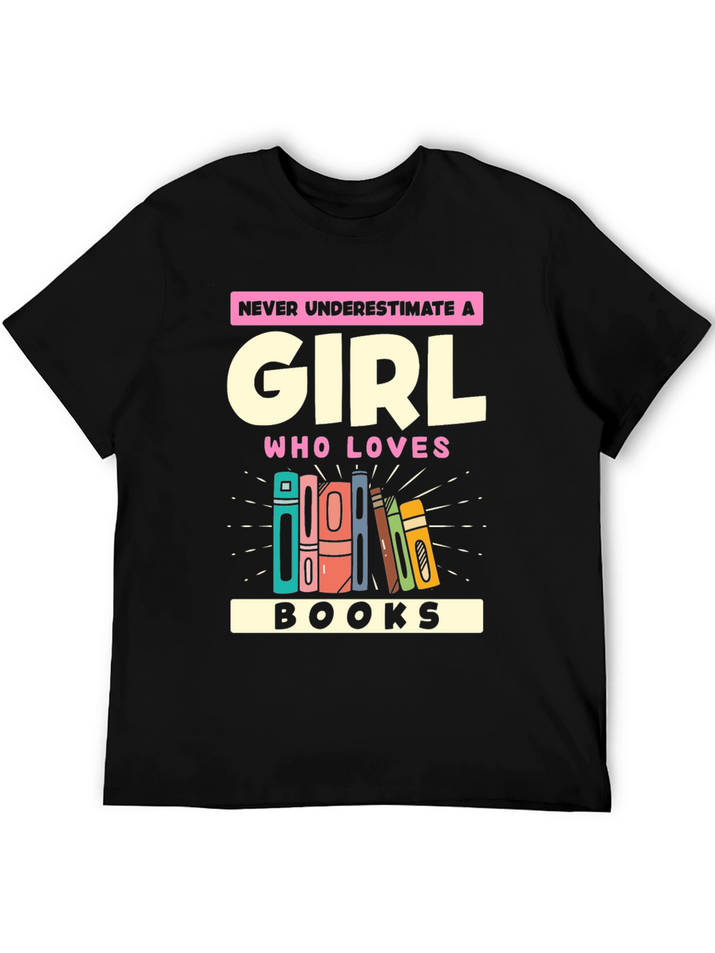 Book Lover Girls T-Shirt