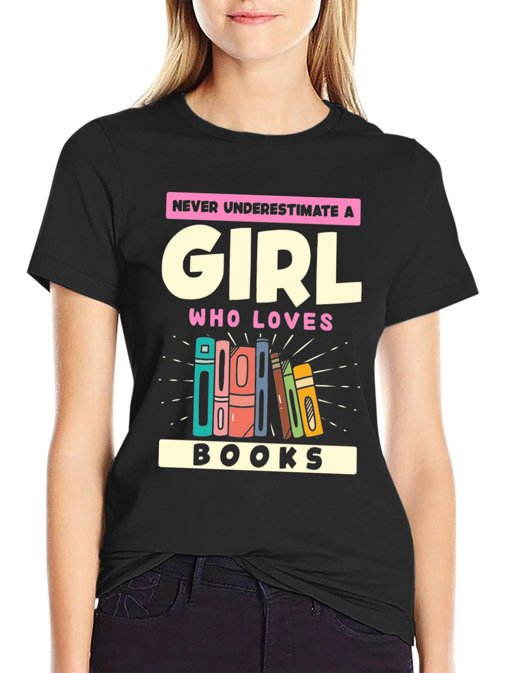 Book Lover Girls T-Shirt