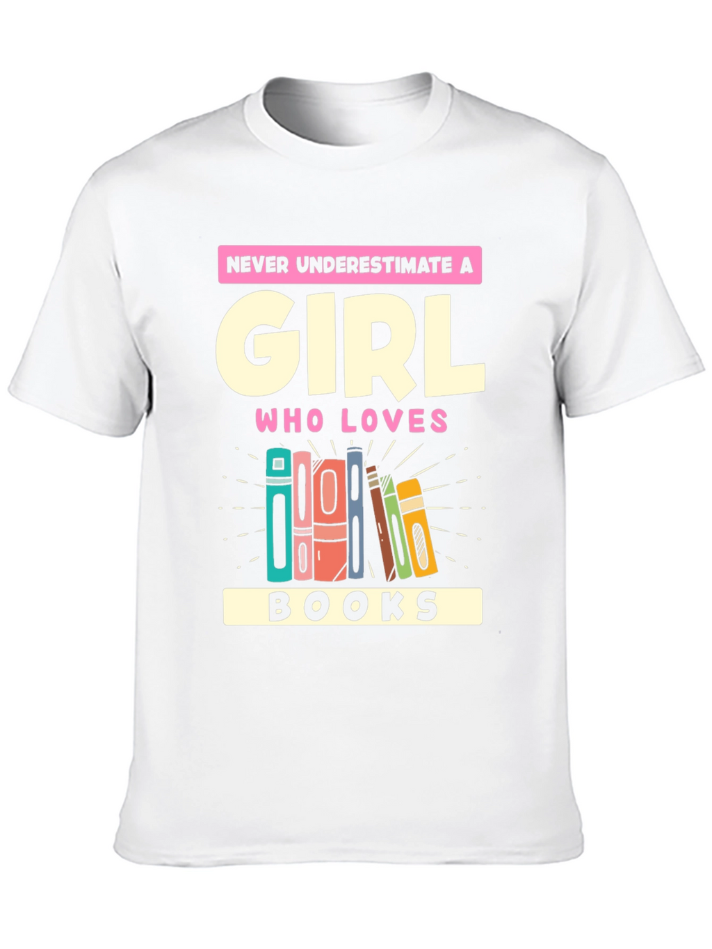 Book Lover Girls T-Shirt