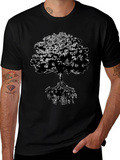 Tree of Life Graphic Black T-Shirt