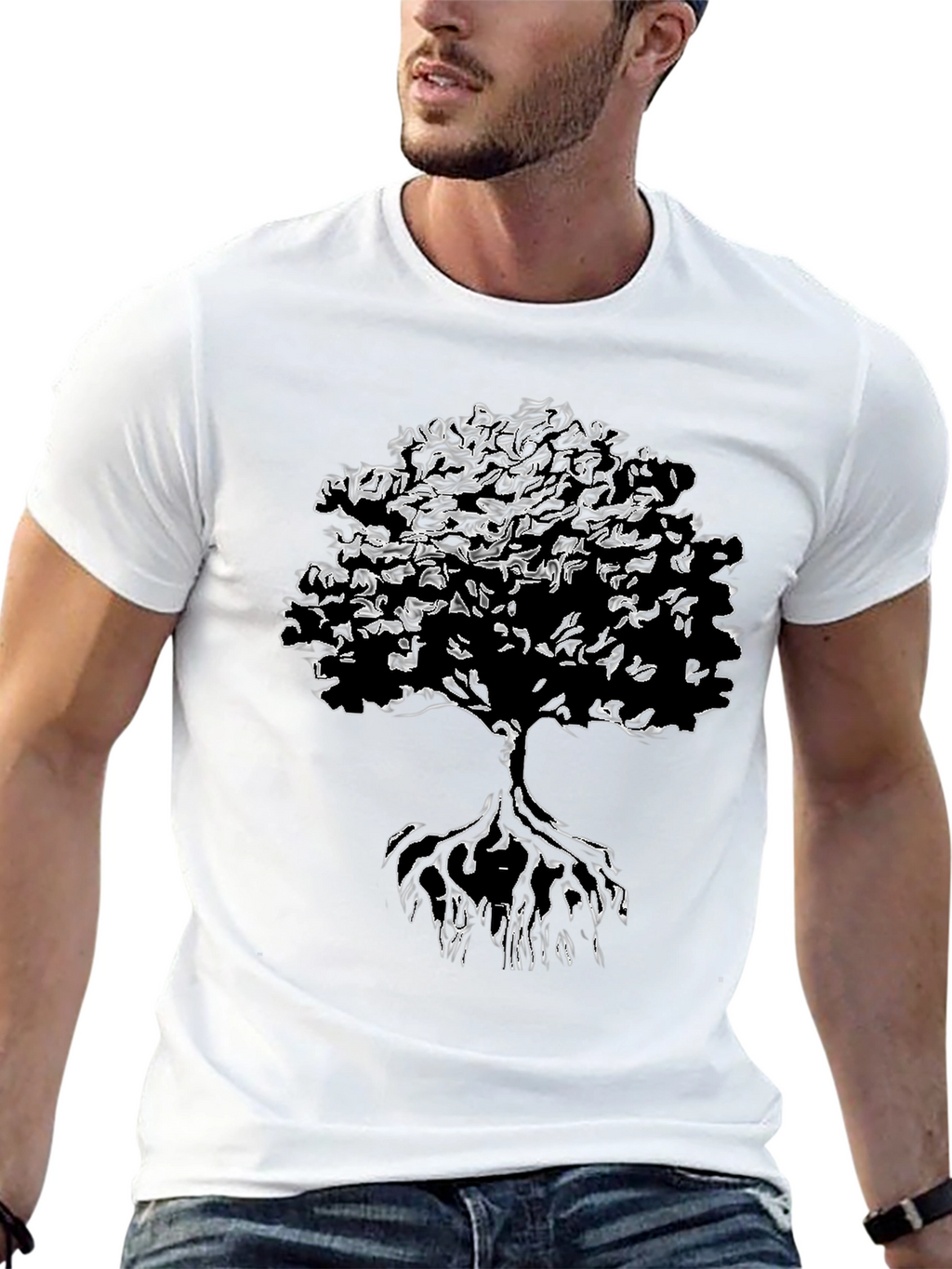 Tree of Life Graphic Black T-Shirt