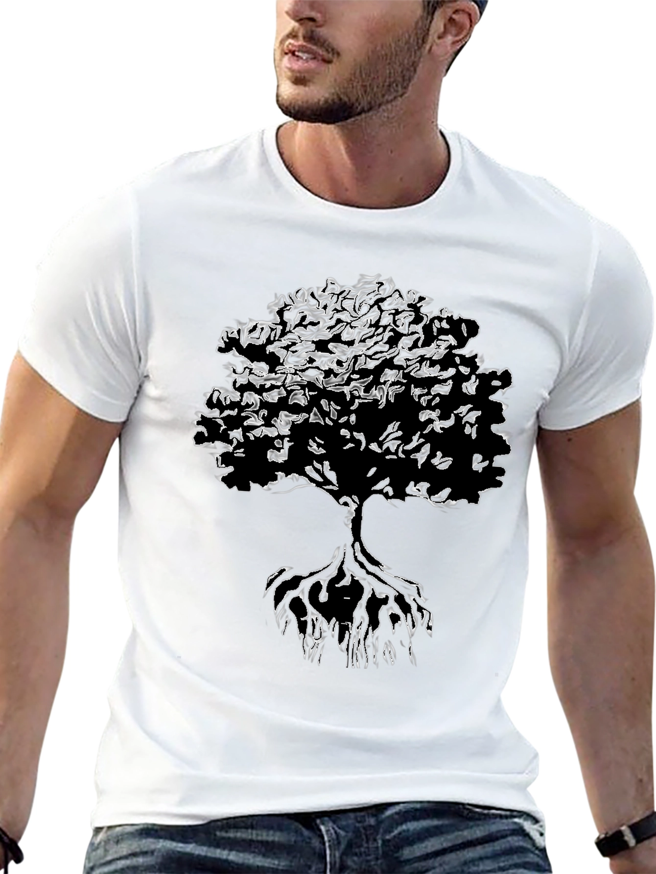 Tree of Life Graphic Black T-Shirt