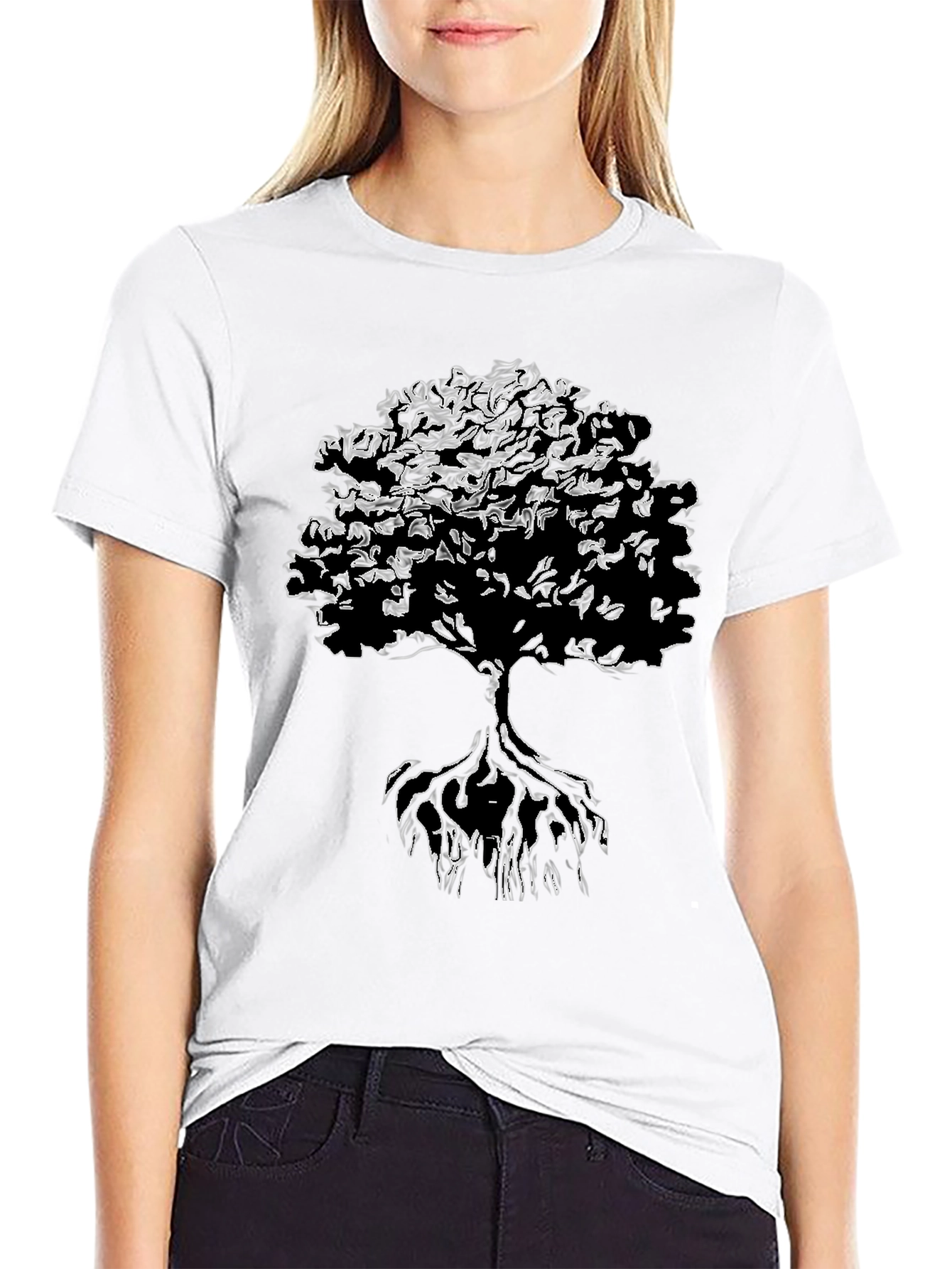 Tree of Life Graphic Black T-Shirt