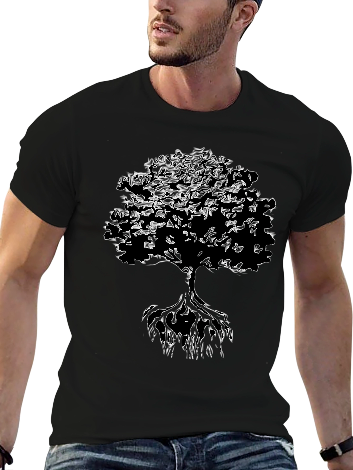 Tree of Life Graphic Black T-Shirt