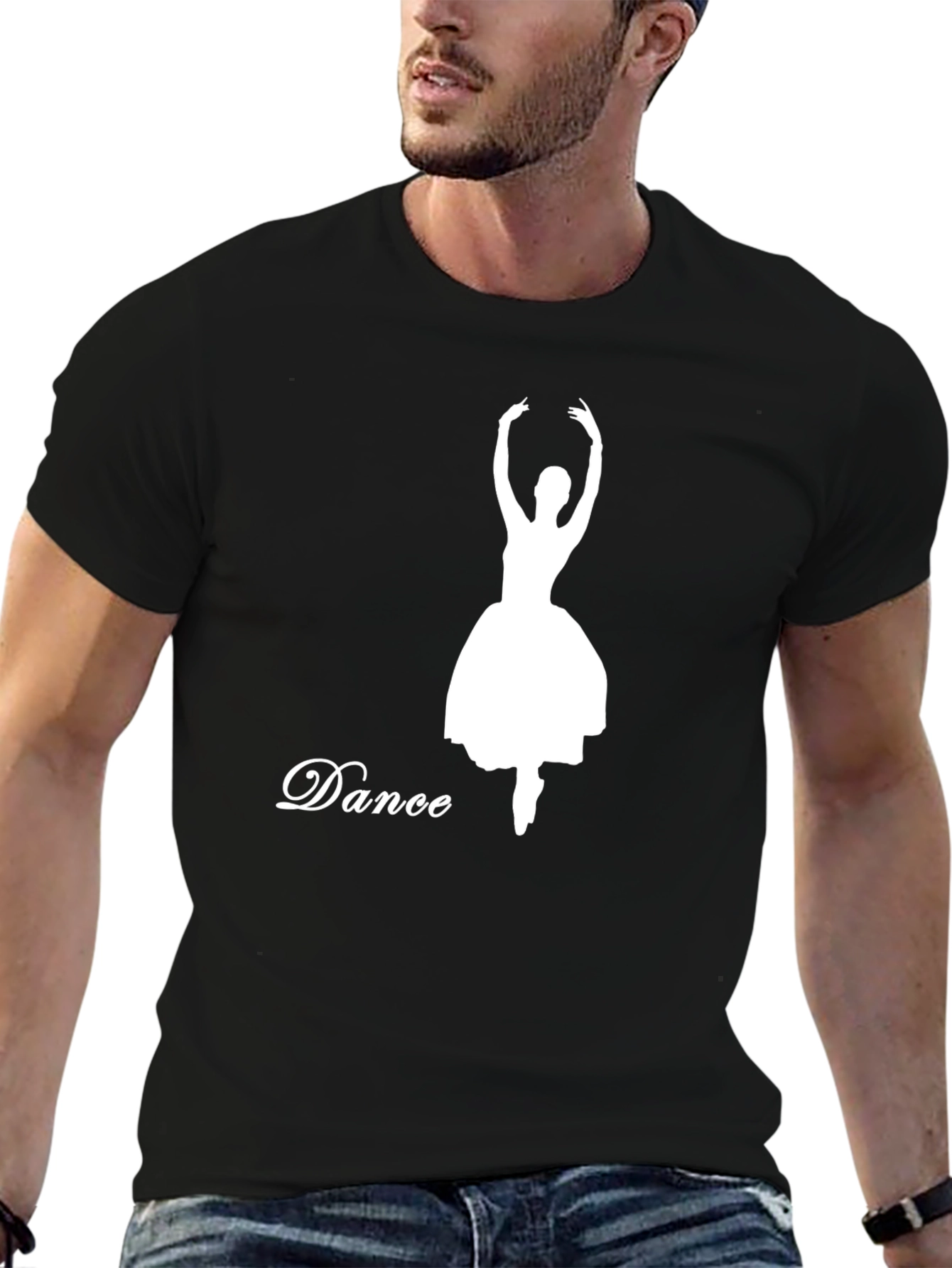 Dance Silhouette Black T-Shirt