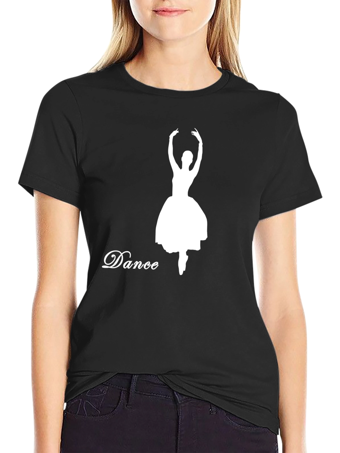 Dance Silhouette Black T-Shirt