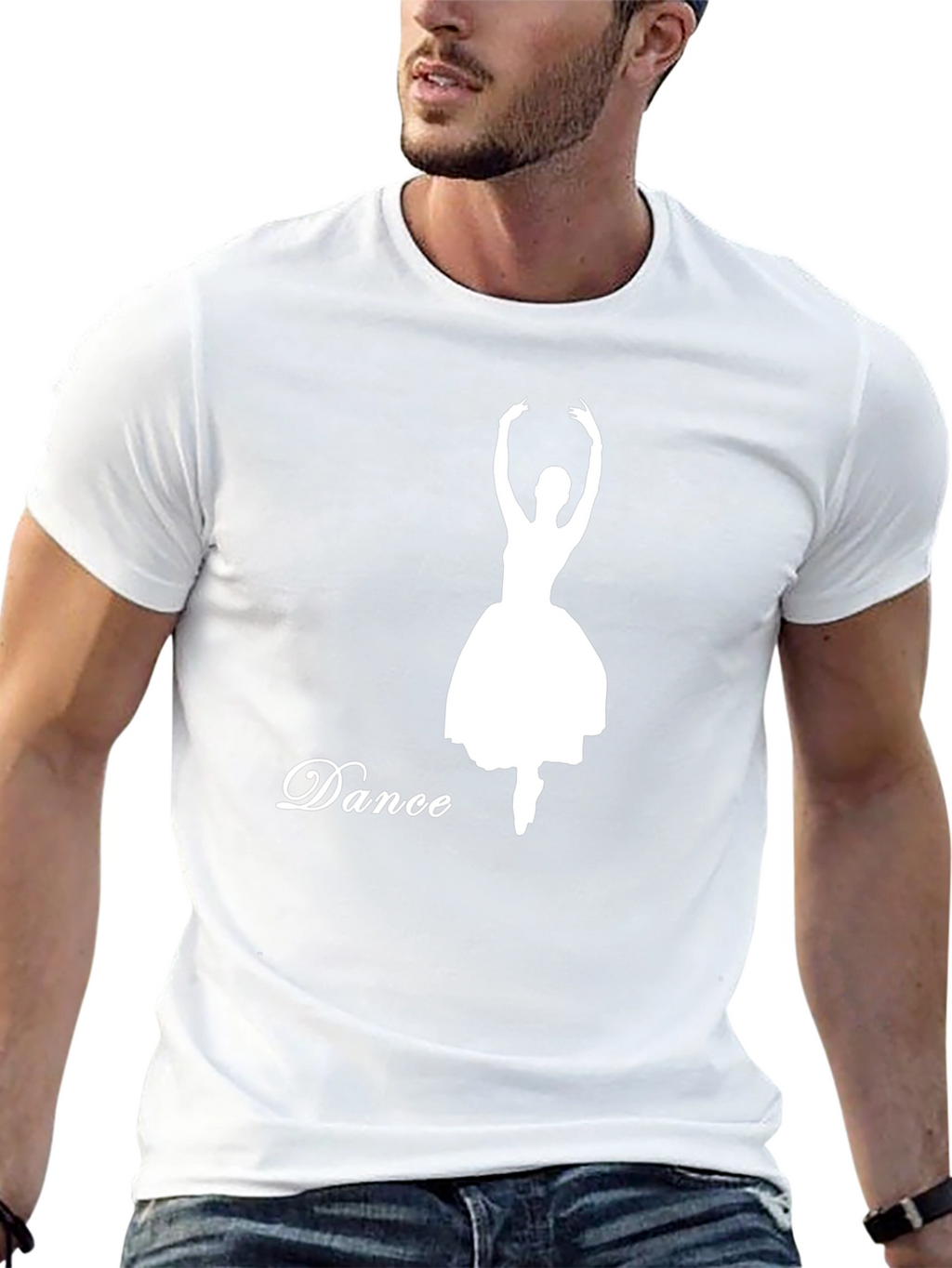 Dance Silhouette Black T-Shirt