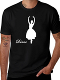 Dance Silhouette Black T-Shirt